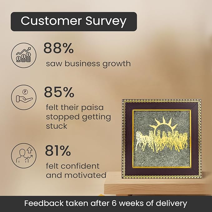 7 Horses on Raw Pyrite Frame - Certified