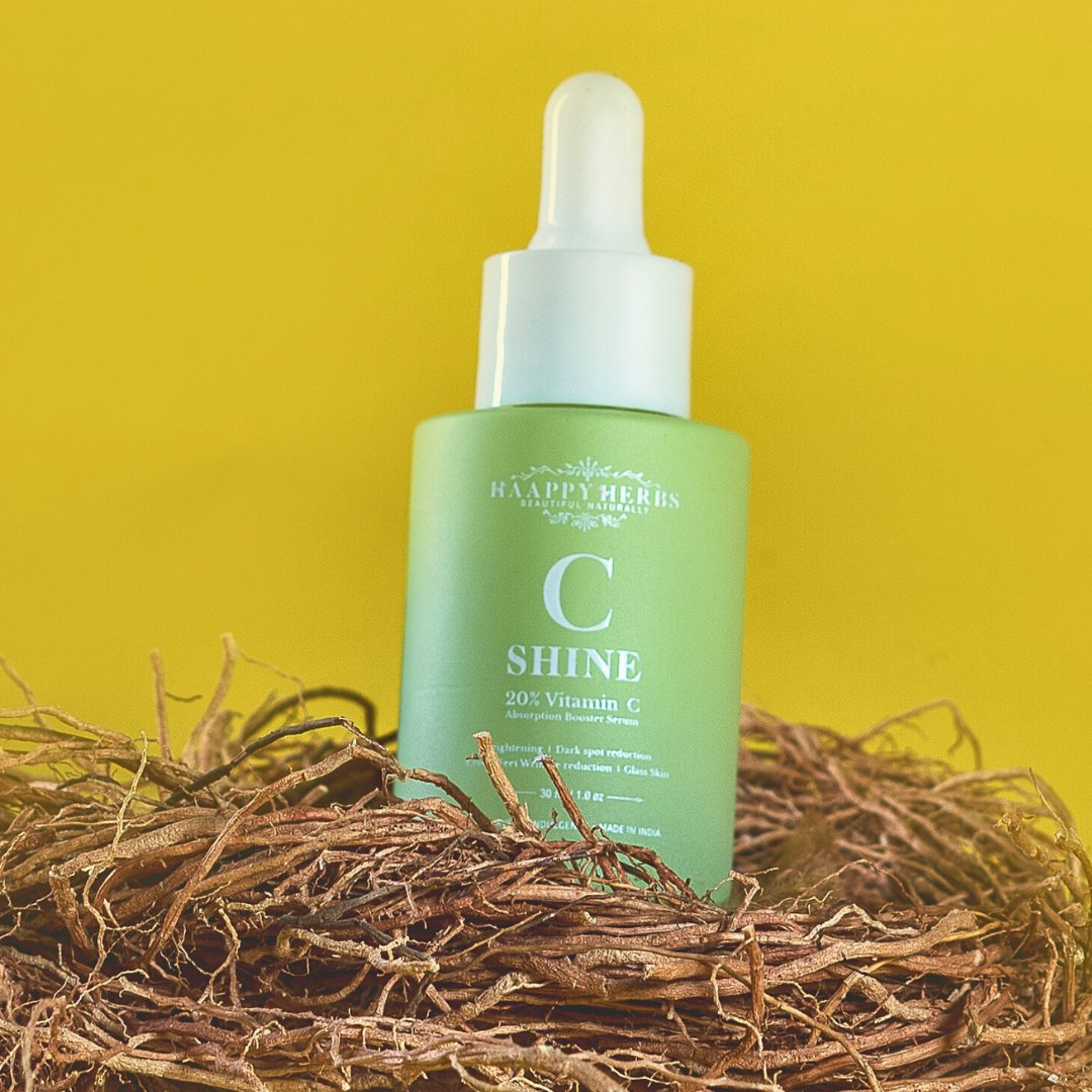 Haappyherbs C Shine 20% Vitamin C Absorption Booster Serum