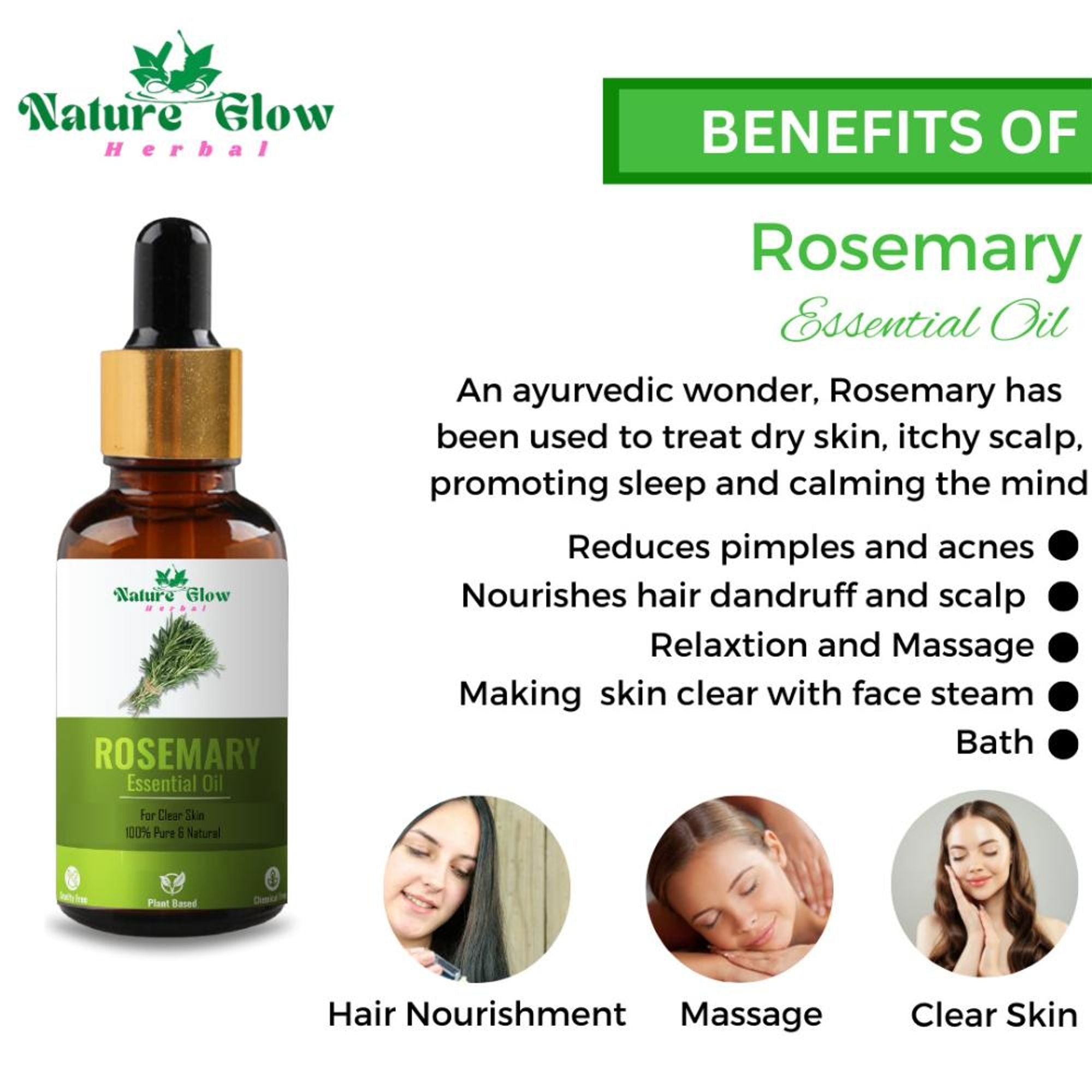 Nature Glow Herbal Pure And Natural Aromatherapy Oil
