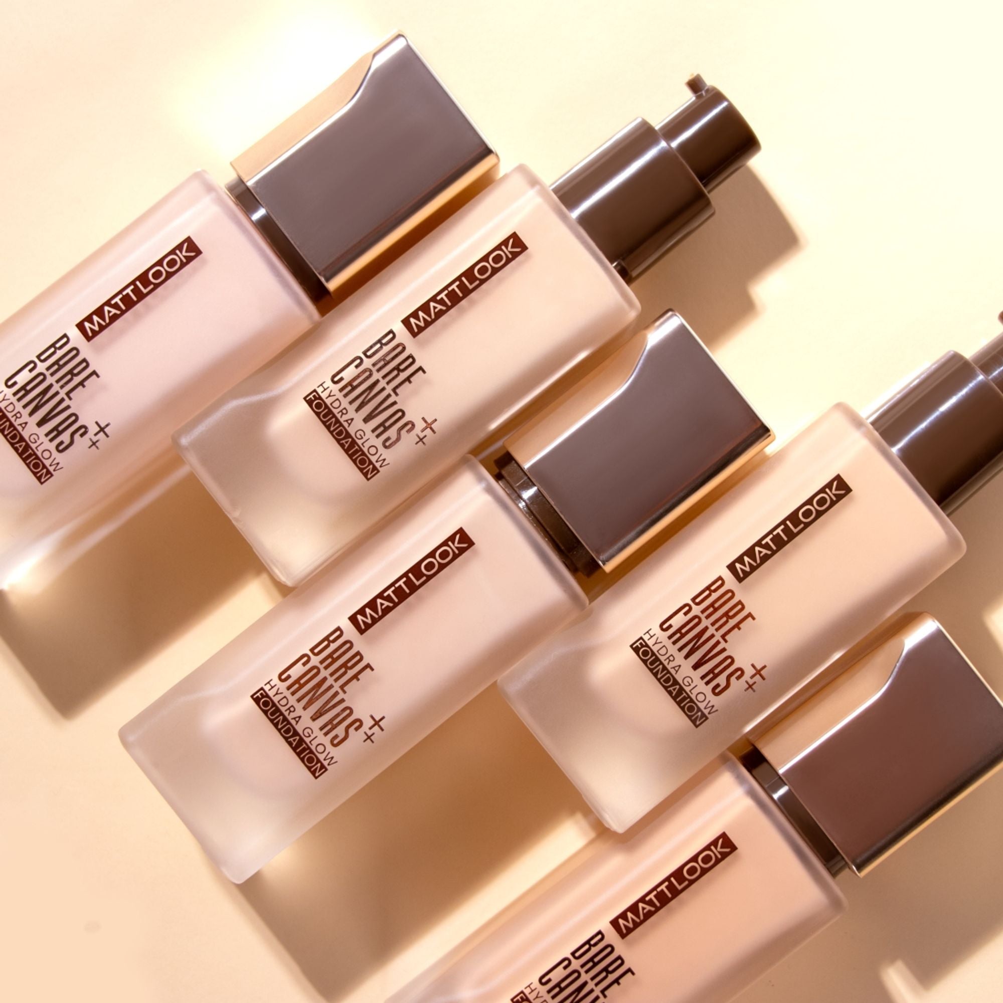 Matt Look Bare Canvas Hydra Foundation - Natural Glow