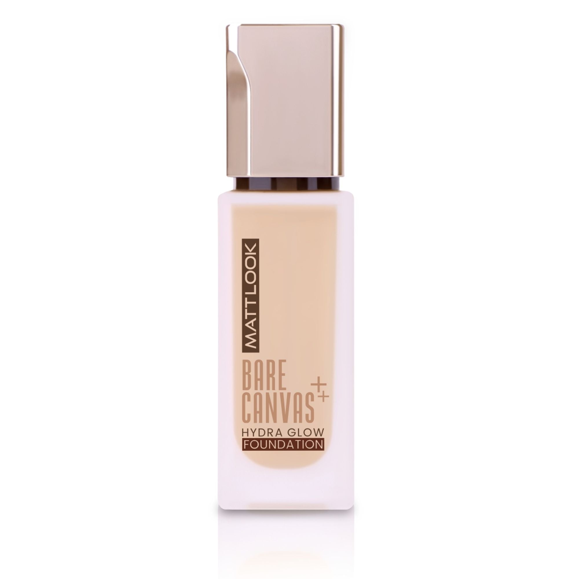 Matt Look Bare Canvas Hydra Foundation - Peach Glow