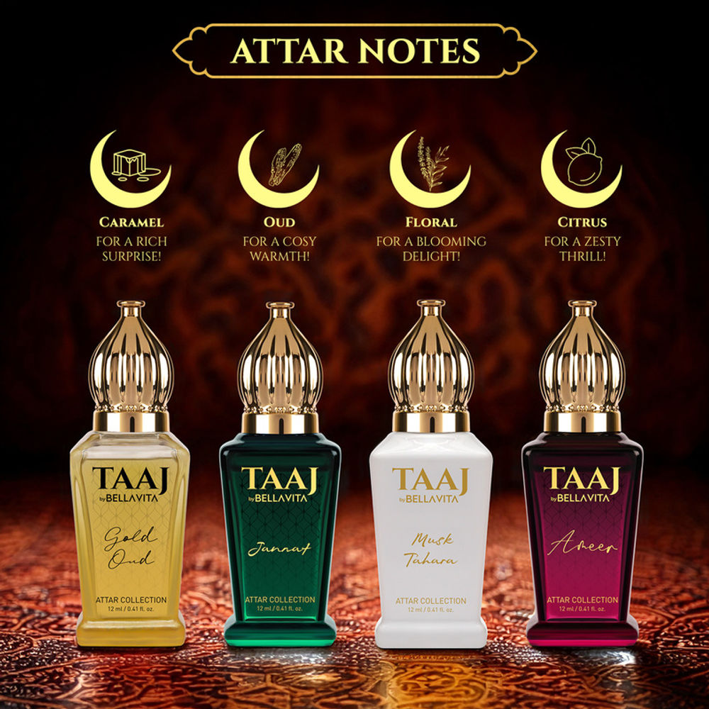 Bella Vita Organic Taaj Attar Unisex Gift Set