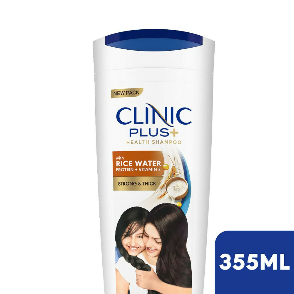 Clinic Plus With Rice Water Protein + Vitamin-E Strong & Thick Shampoo