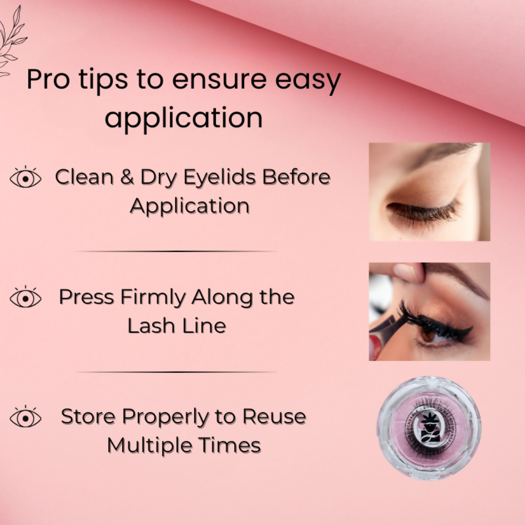 BOBI Self Adhesive Eyelashes SA04 Open Eye – Tapered Center Lift