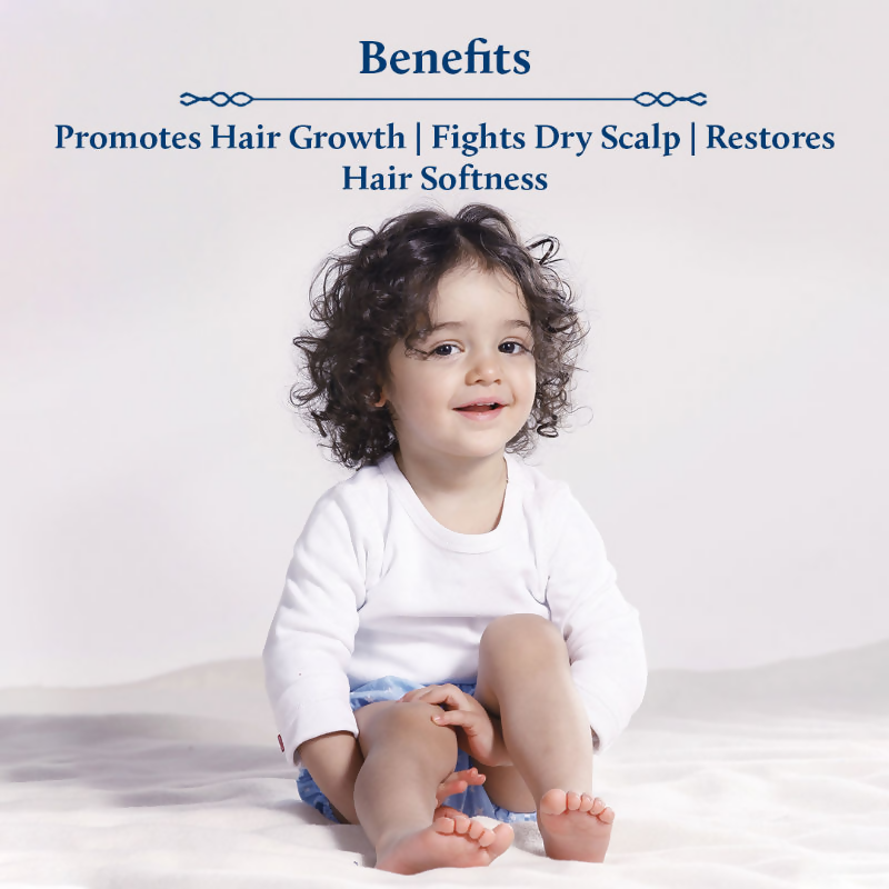 Blue Nectar Baby Hair Oil With Organic Ghee & Almond Oil