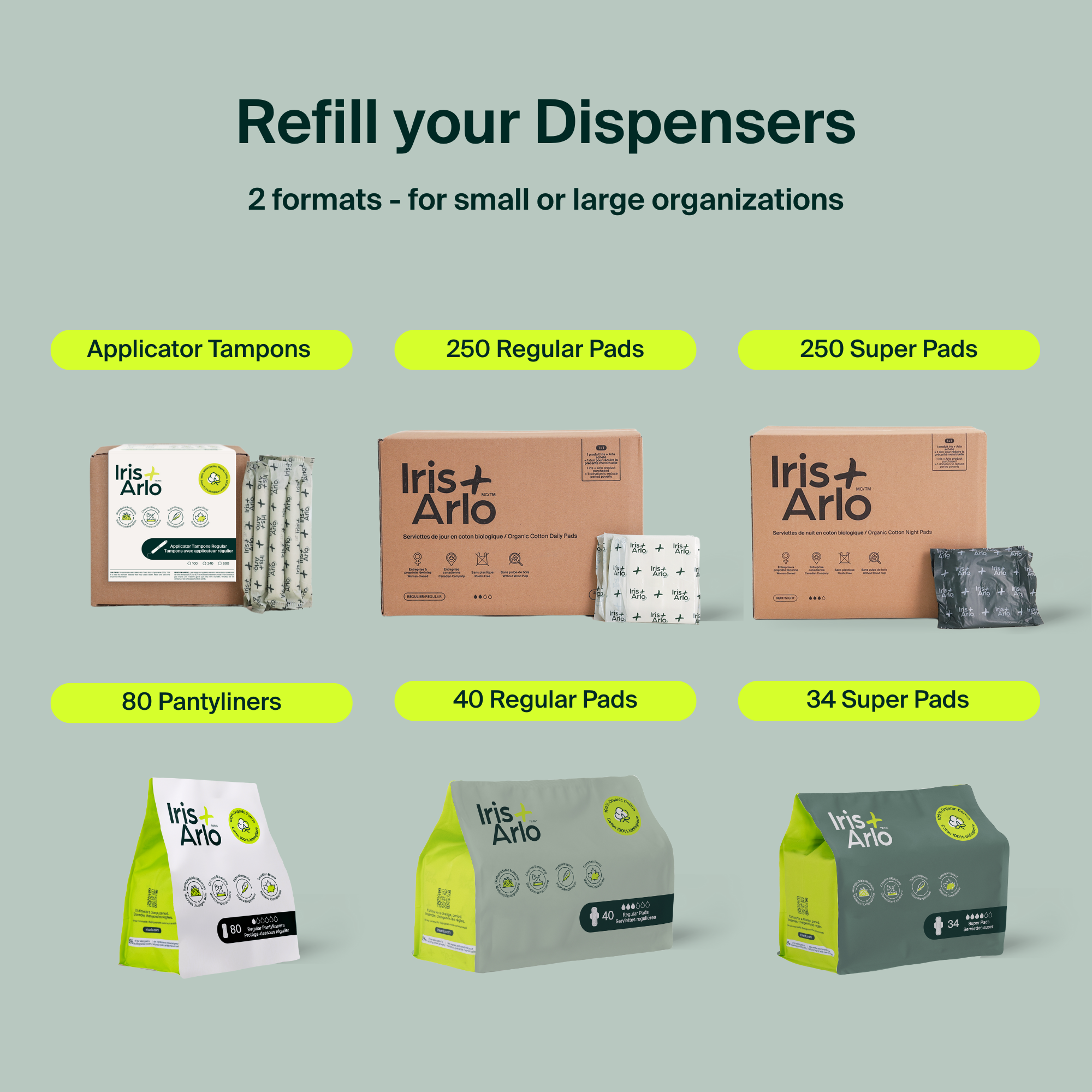 Cardboard Countertop Dispenser, 4 products