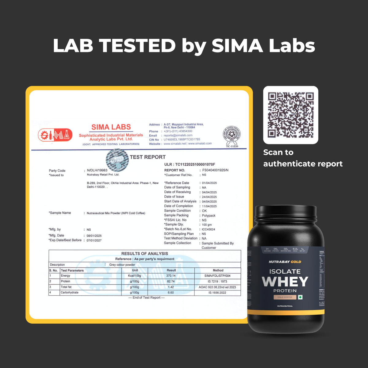 Nutrabay Gold Isolate Whey Protein Powder