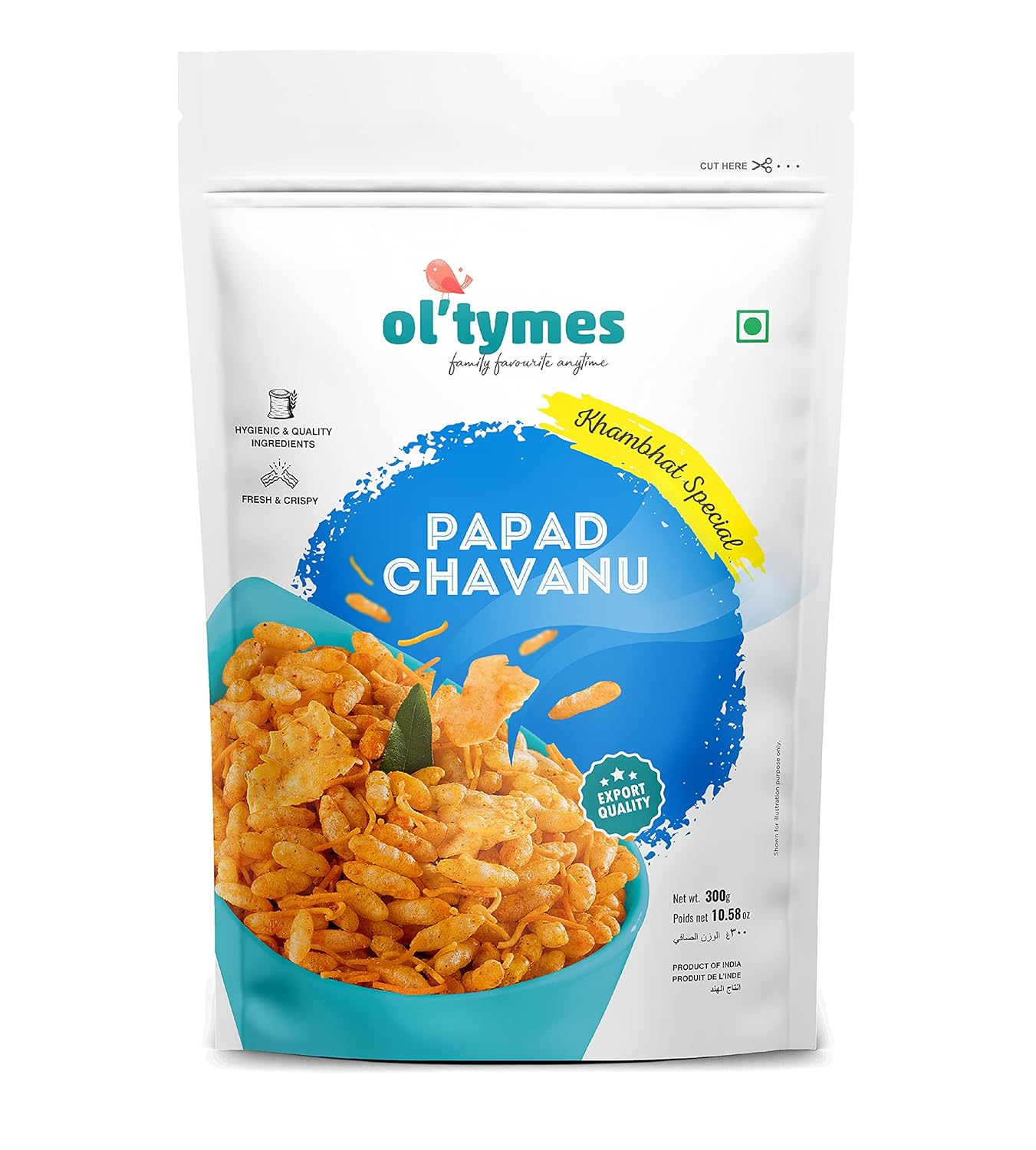 Ol'tymes Papad Chavanu 300g