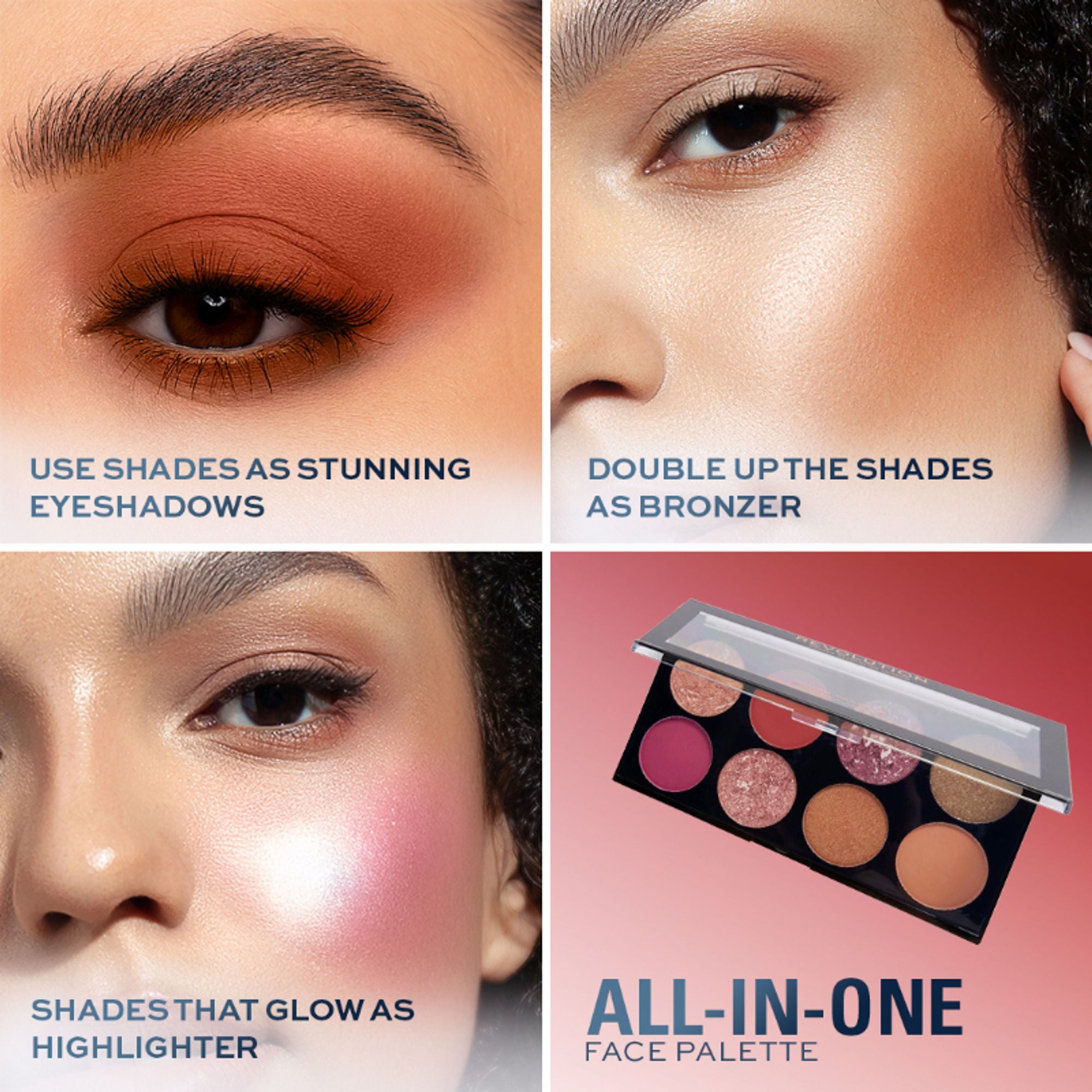 Makeup Revolution Ultra Blush Palette Golden Soul