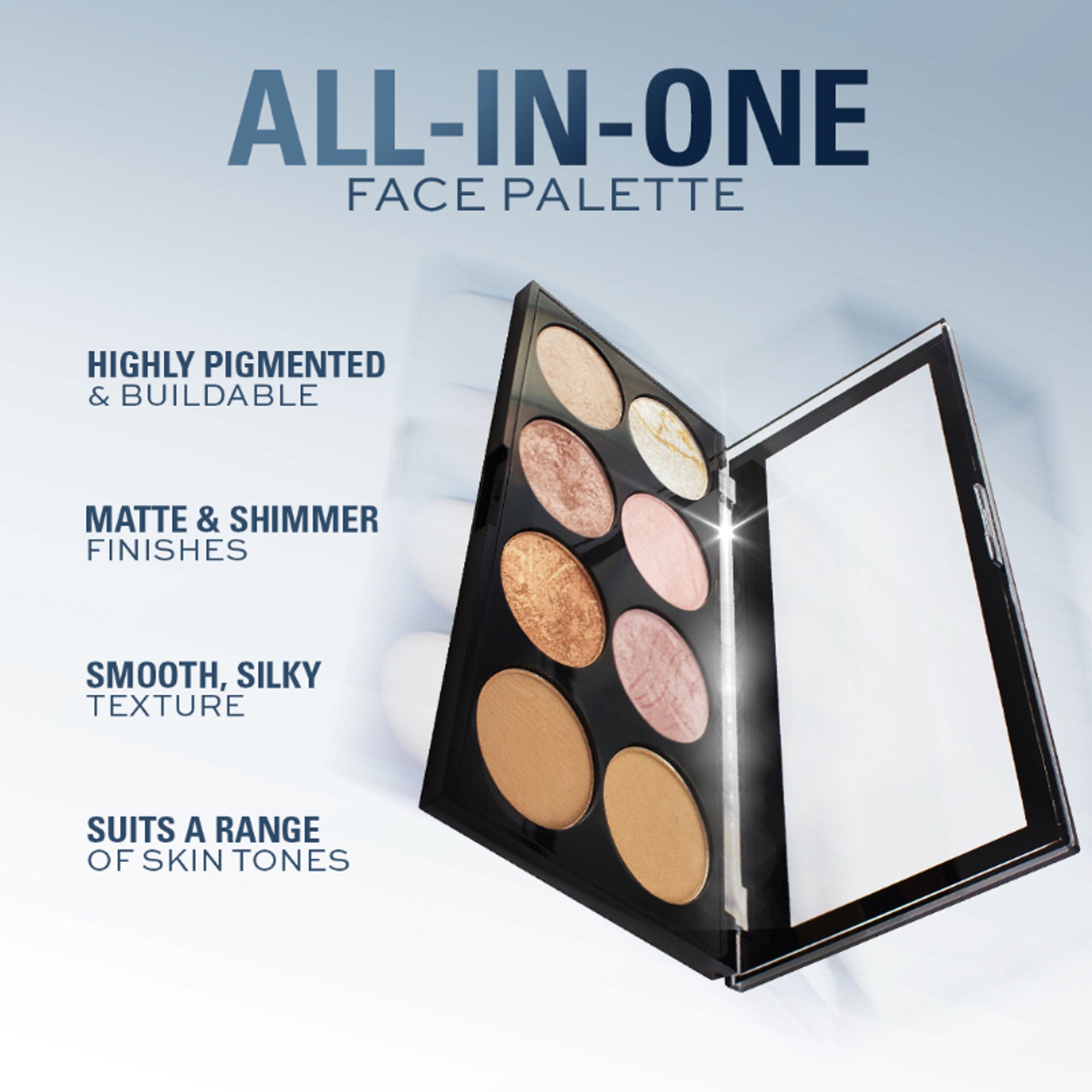 Makeup Revolution Ultra Blush and Contour Palette - Golden Sugar