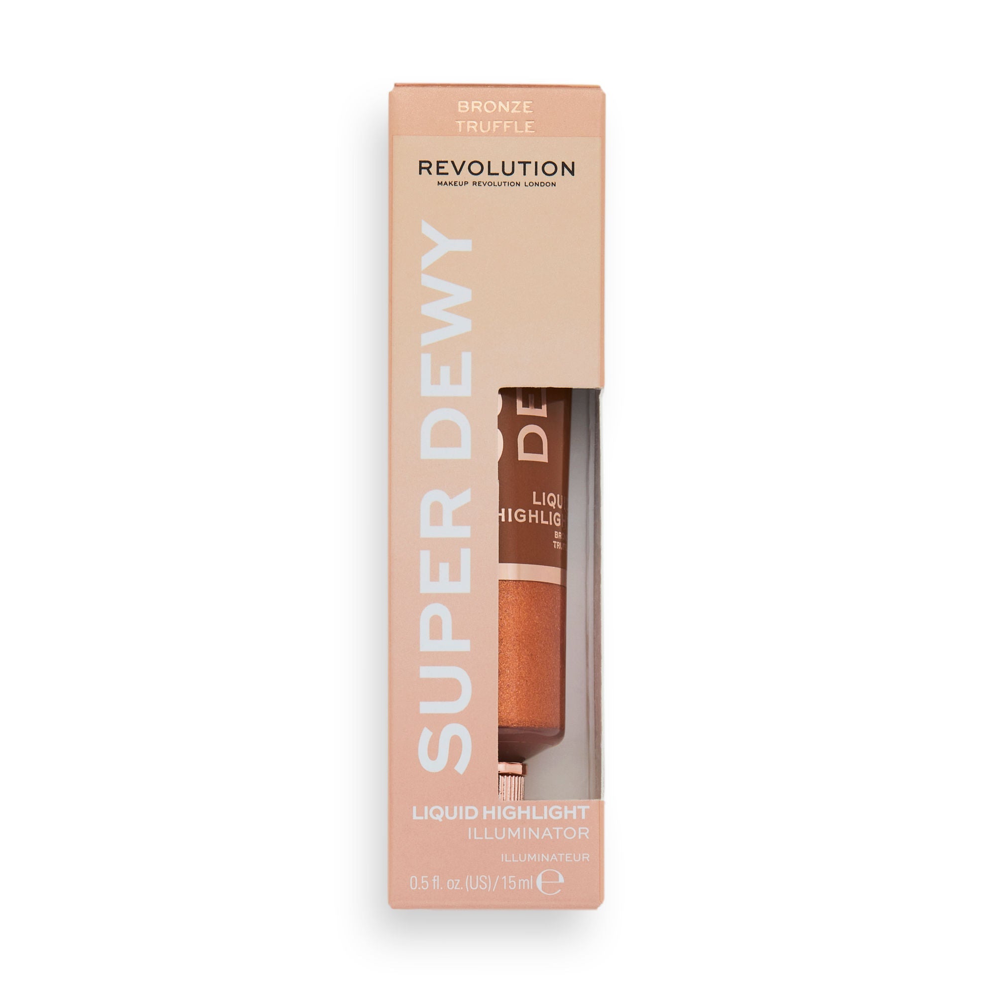 Makeup Revolution Superdewy Liquid Highlighter - Bronze Truffle