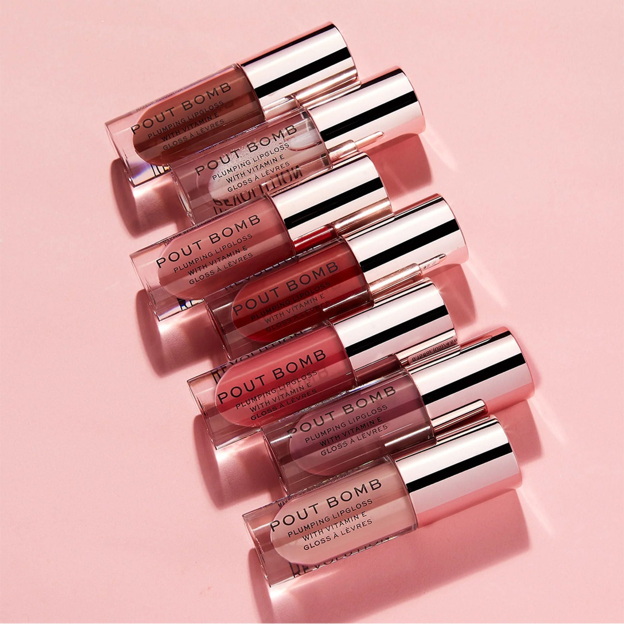 Makeup Revolution Pout Bomb Plumping Gloss - Juicy Red