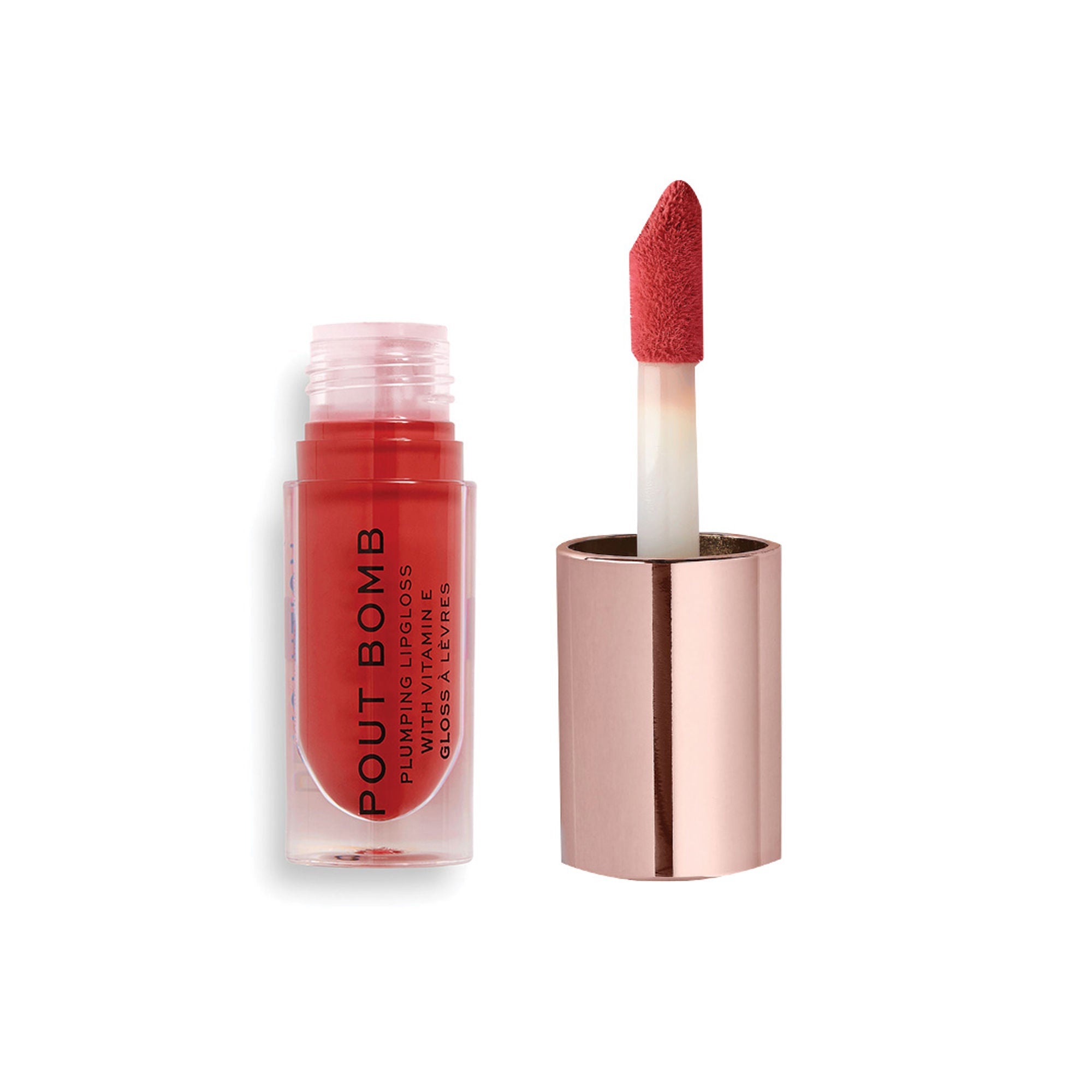 Makeup Revolution Pout Bomb Plumping Gloss - Juicy Red