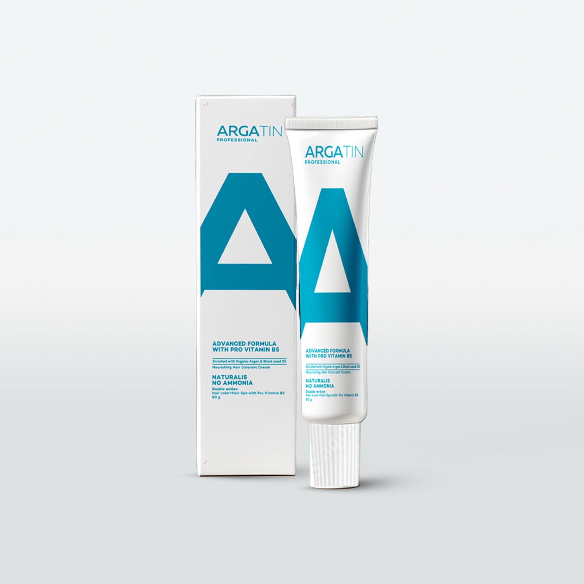 Argatin Naturalis Hair Color Cream With Black Seed Oil & Argan Oil - 2 Darkest Brown
