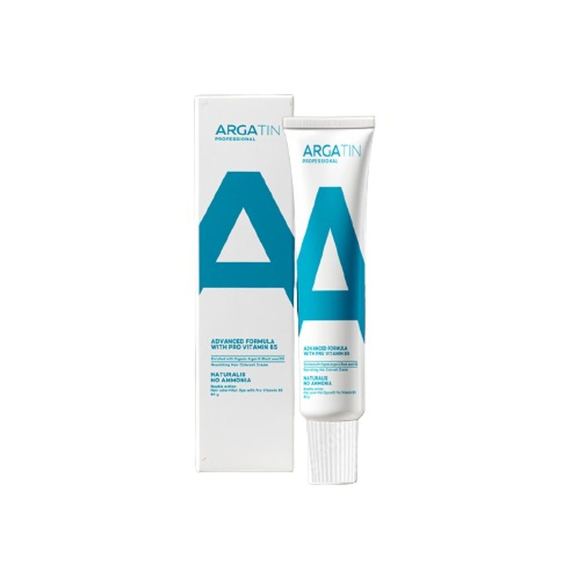 Argatin Naturalis Hair Color Cream With Black Seed Oil & Argan Oil - 2 Darkest Brown