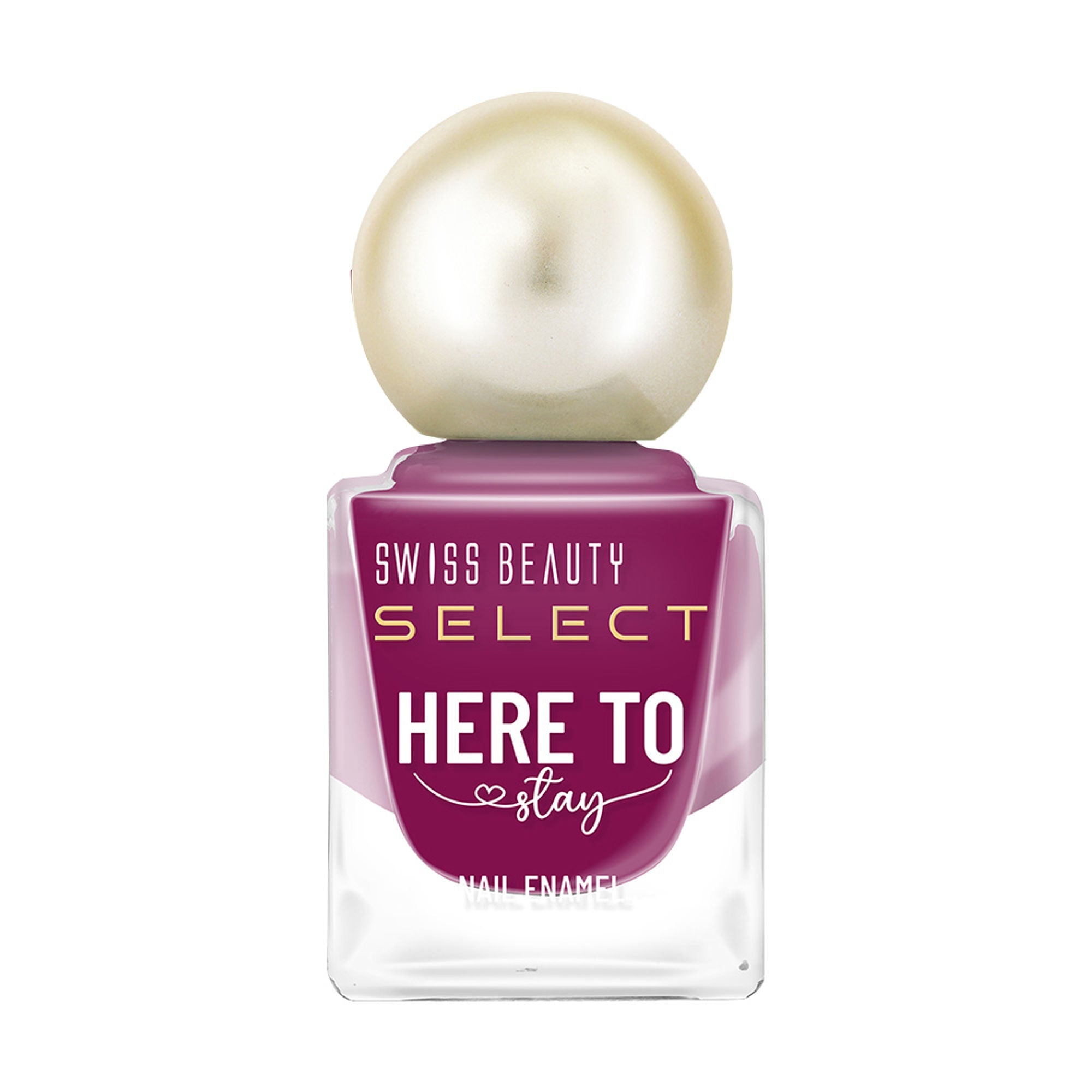 Swiss Beauty Select Here To Stay Nail Enamel - Thats Burgundy