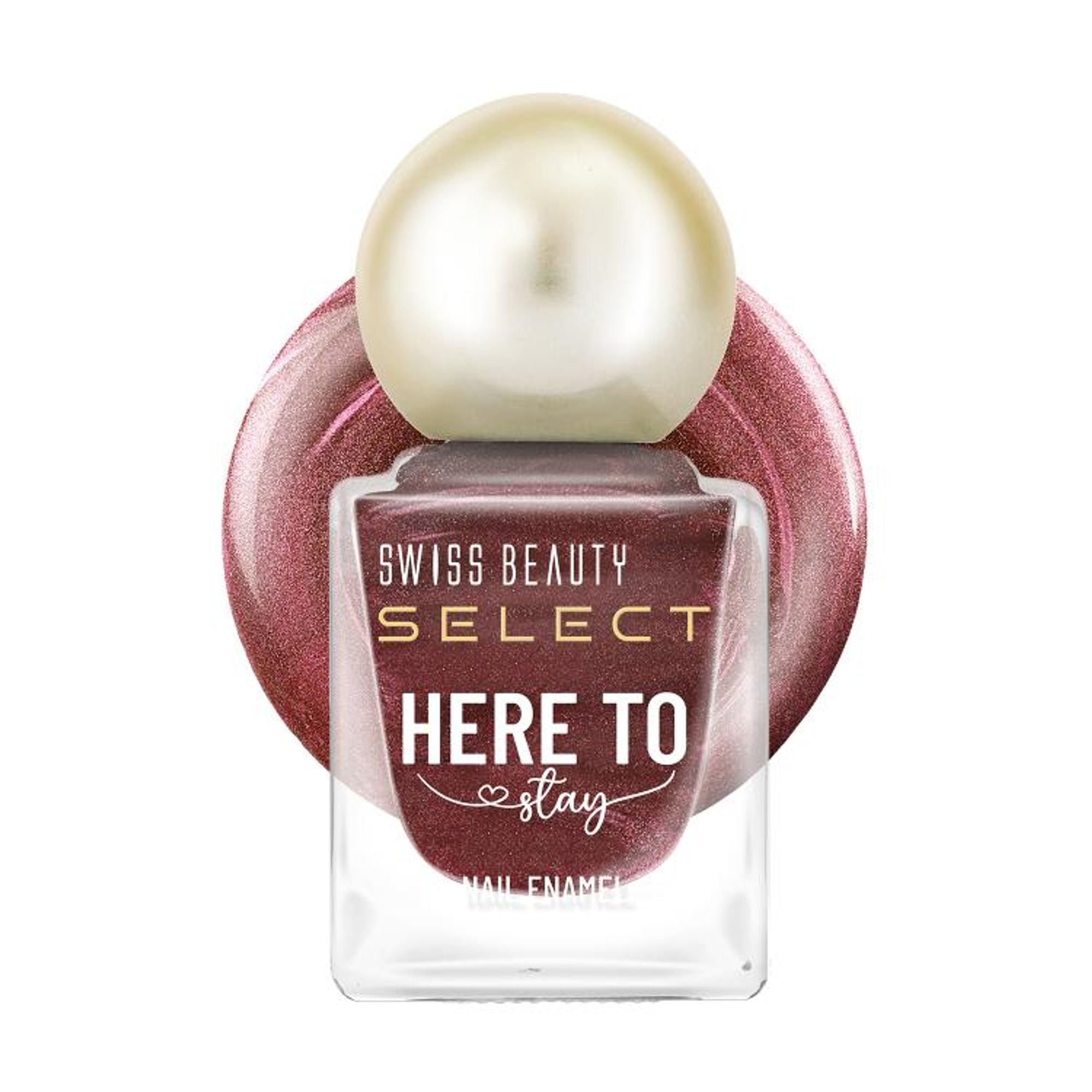 Swiss Beauty Select Here To Stay Nail Enamel - Shimmy Brown