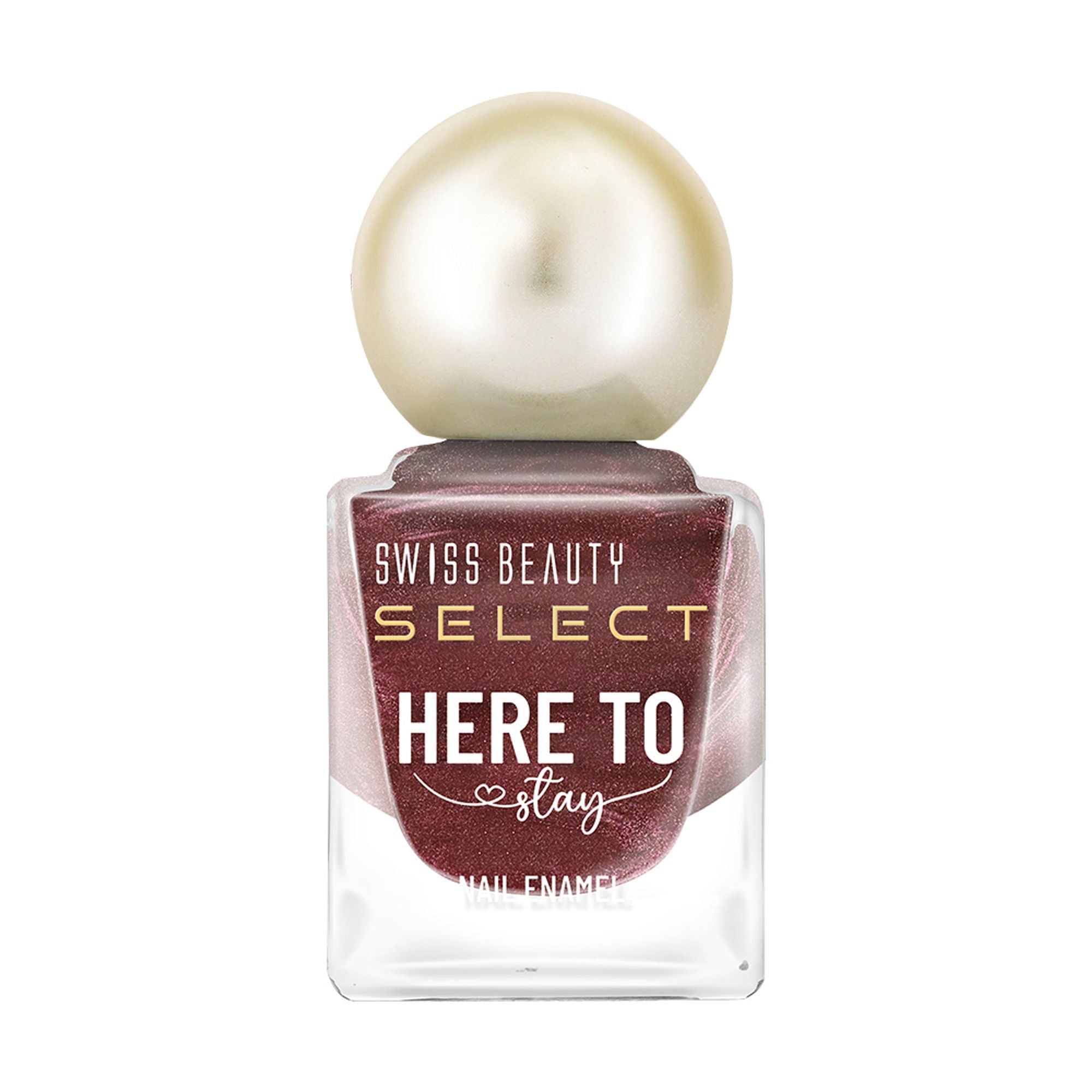 Swiss Beauty Select Here To Stay Nail Enamel - Shimmy Brown