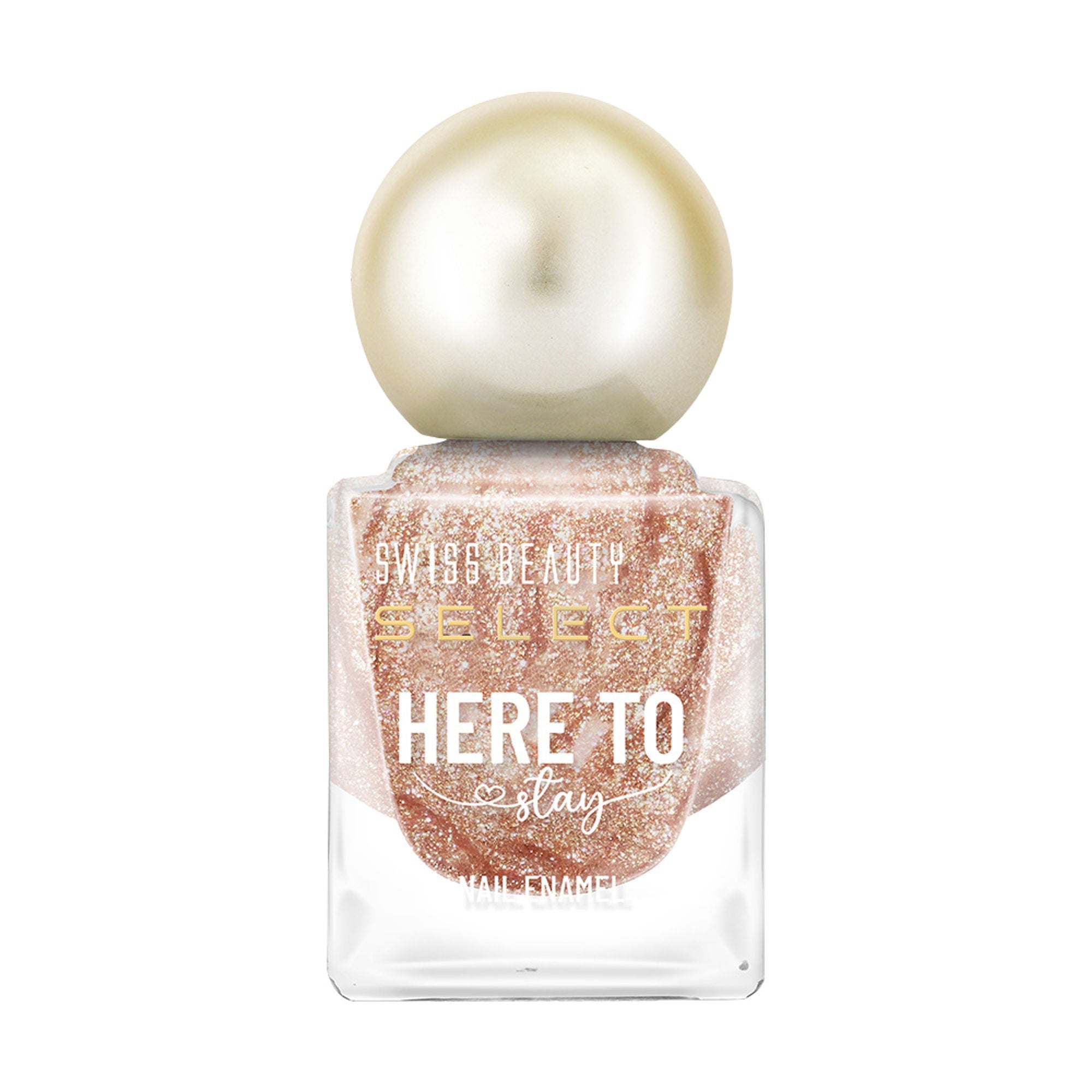 Swiss Beauty Select Here To Stay Nail Enamel - Chunky Gold