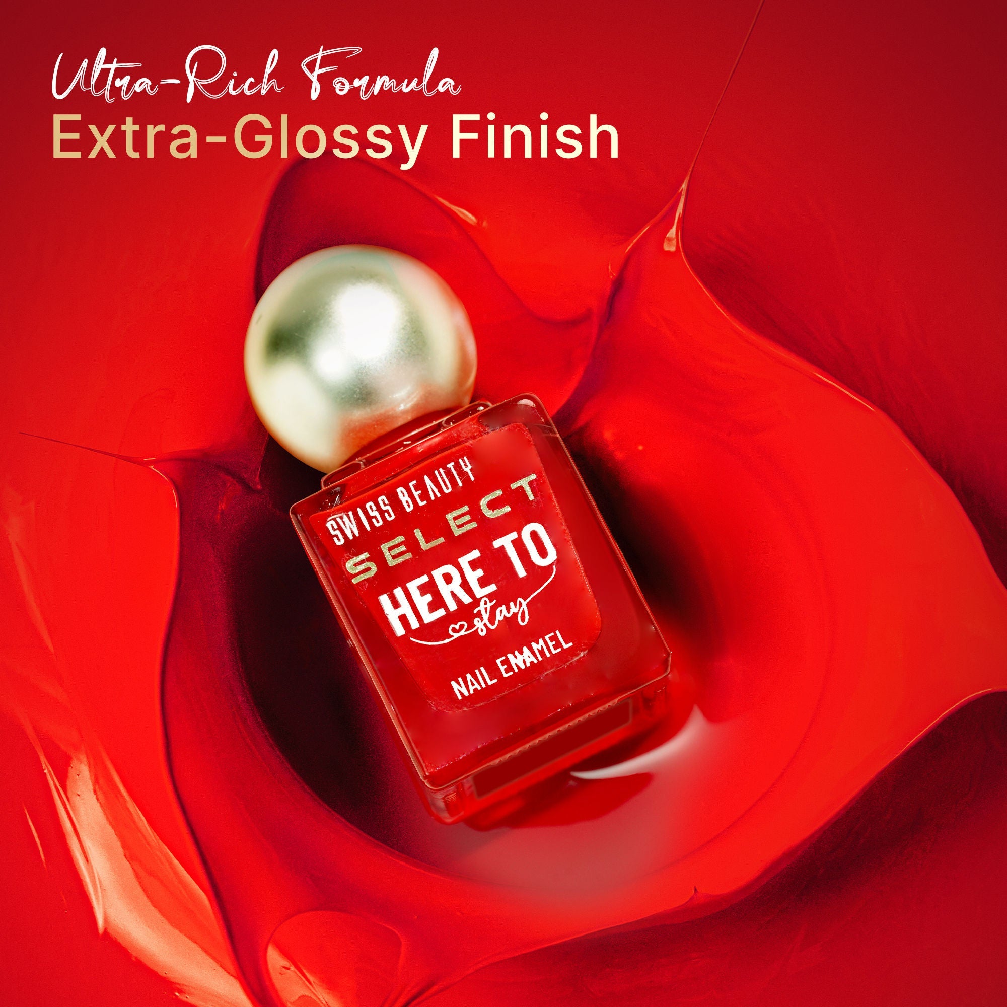 Swiss Beauty Select Here To Stay Nail Enamel - Chunky Champagne