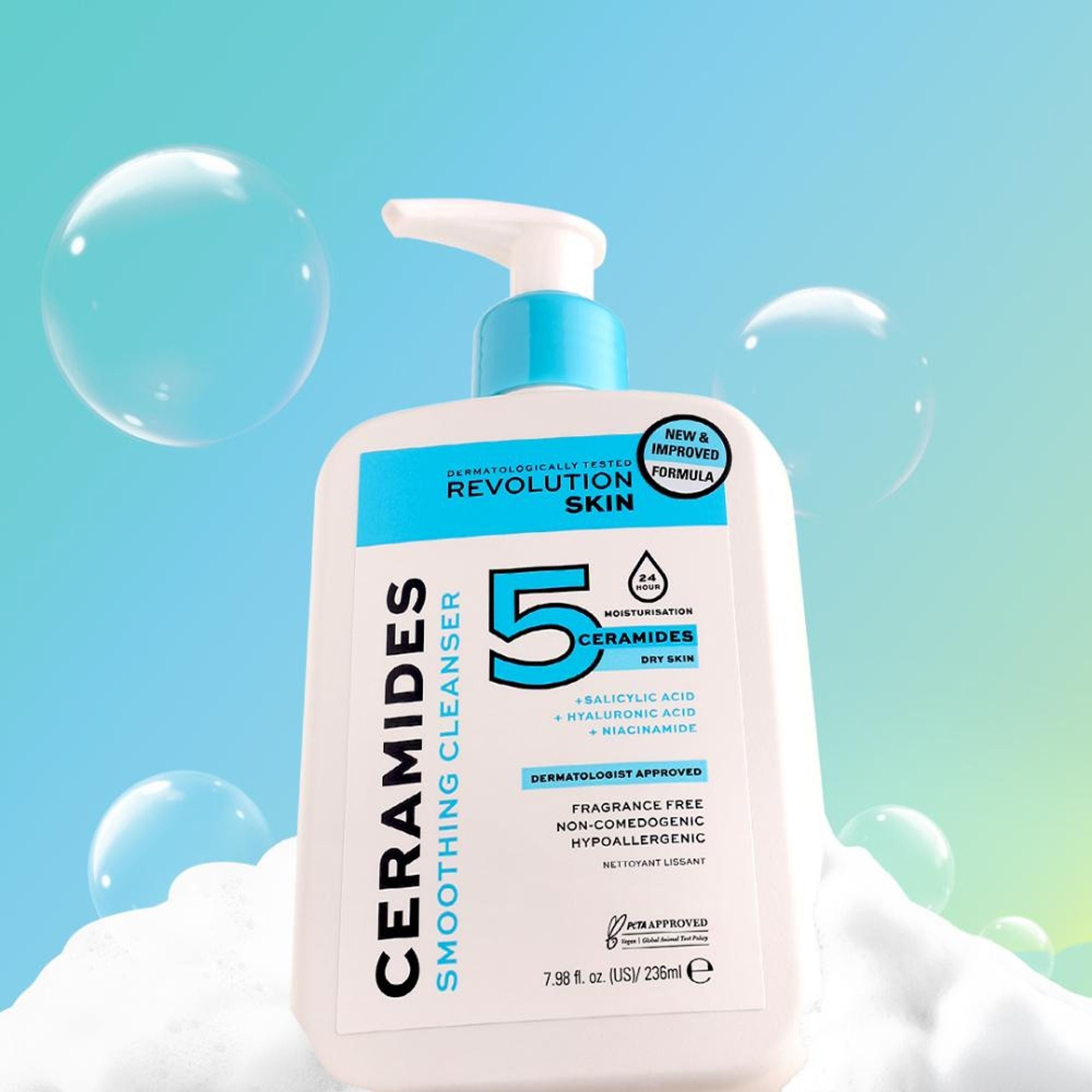 Makeup Revolution Skincare Ceramides Smoothing Cleanser