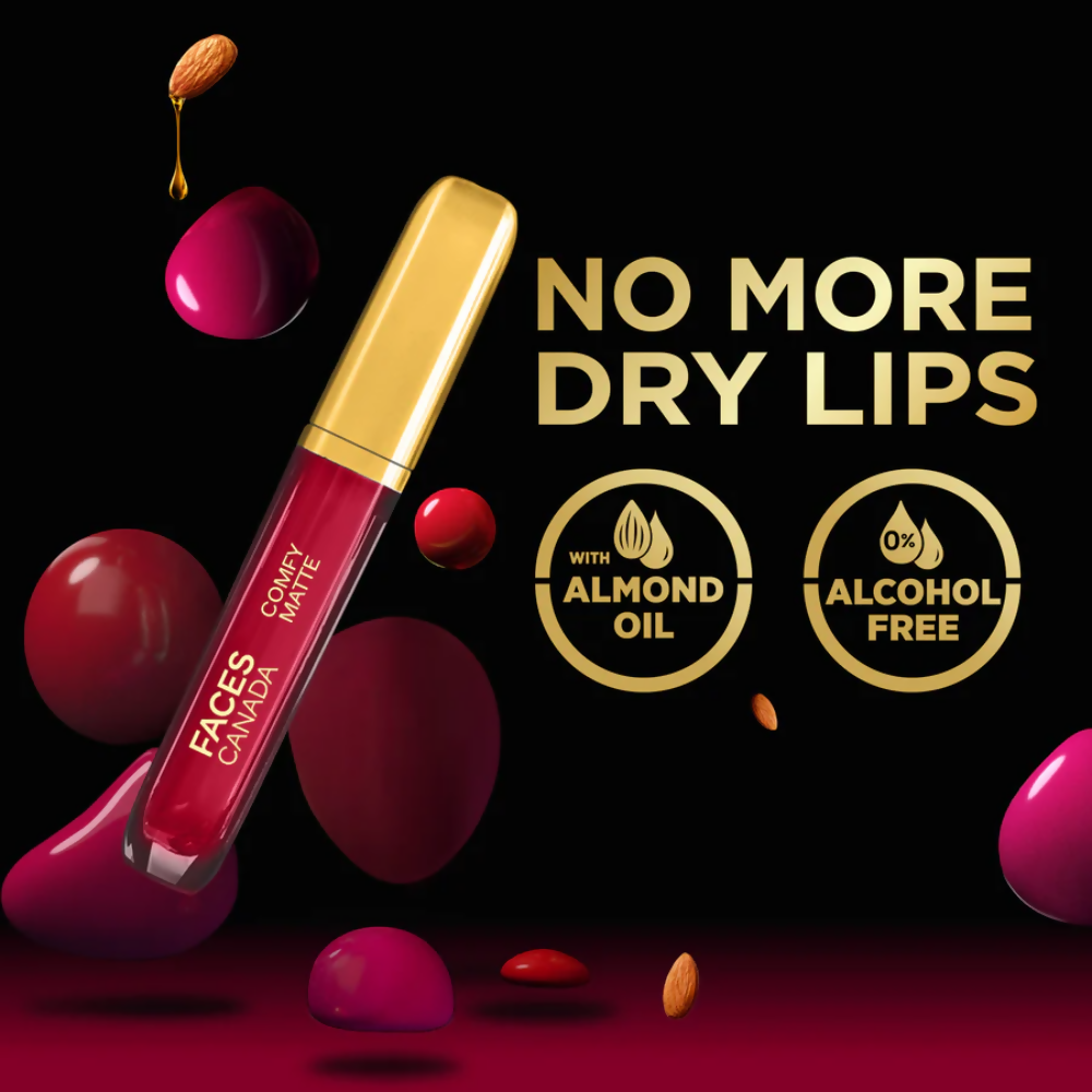 Faces Canada Comfy Matte Liquid Lipstick - Glow Up 28