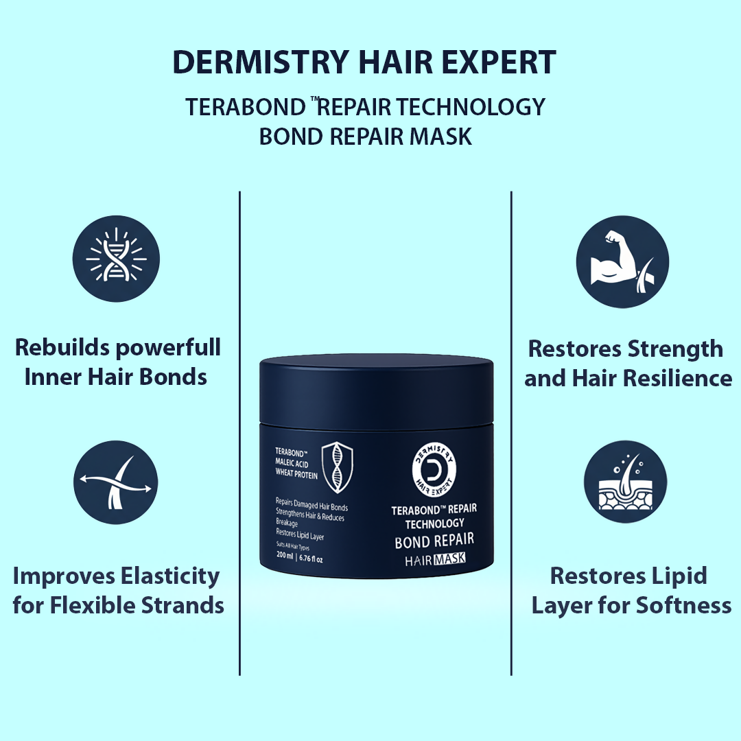 Dermistry Bond Repair Hair Mask with TeraBond Maleic Acid & Protein