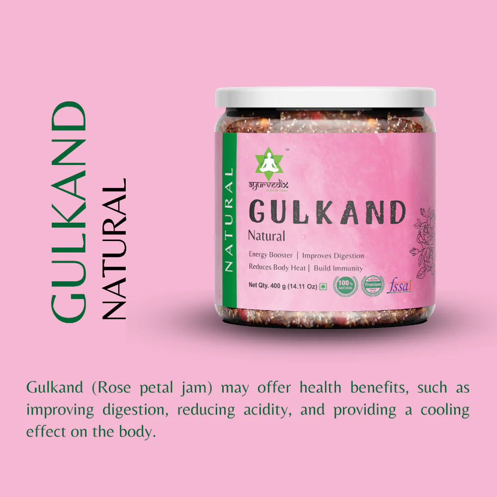 Ayurvedix Premium Gulkand (Rose Petal Jam) -400 gm
