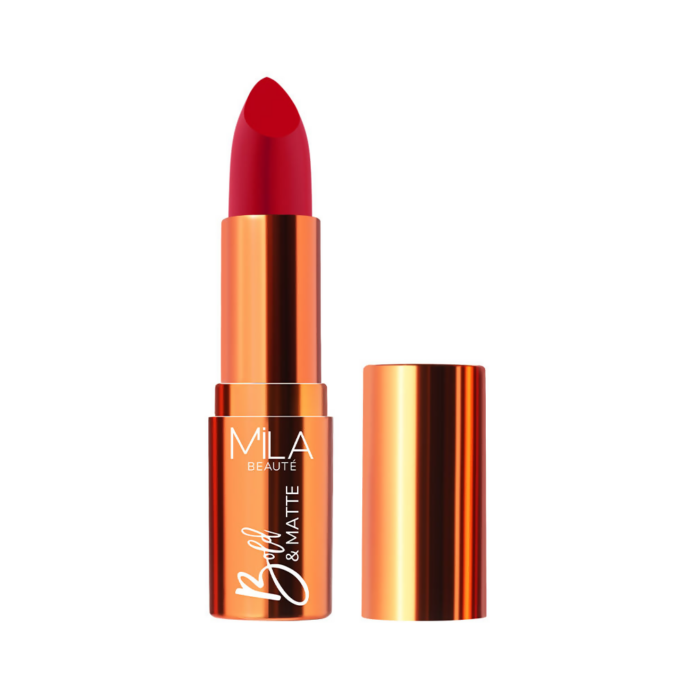 Mila Beaute Bold & Matte Long Lasting Highly Pigmented Lipstick - Fiery Fashion