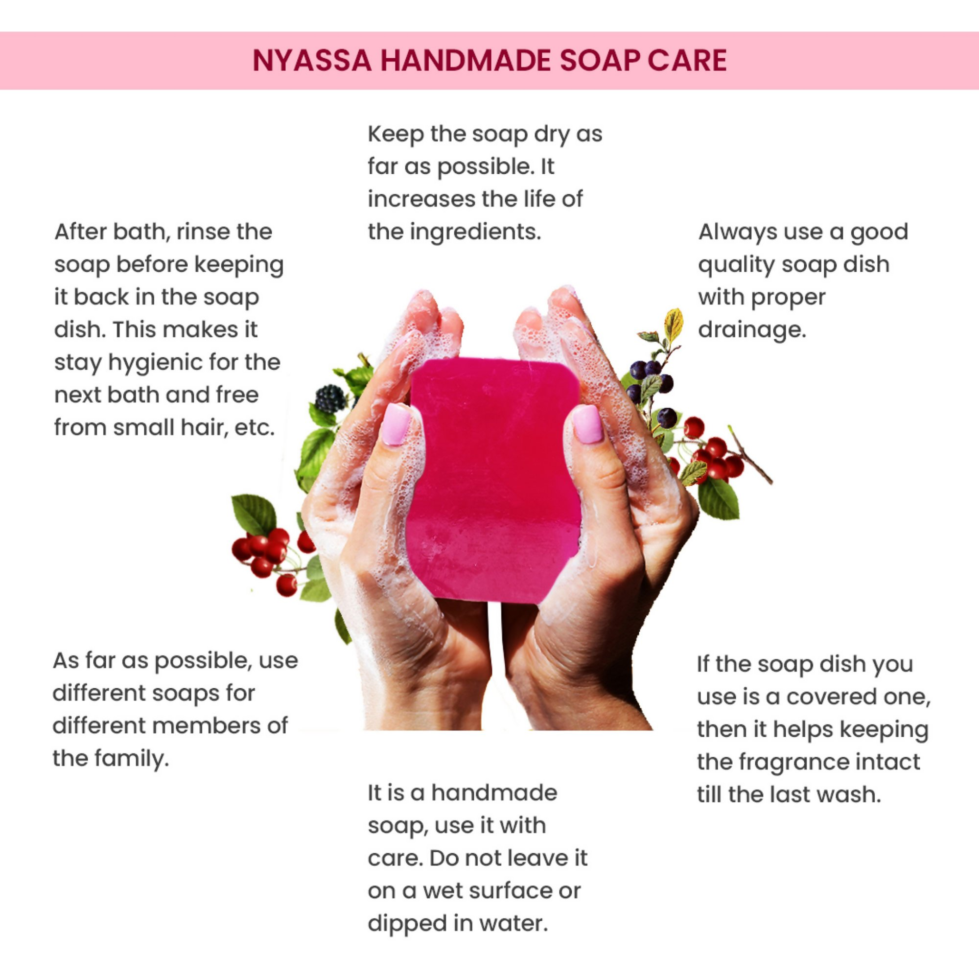 Nyassa Berries & Magnolia Luxurious Handmade Soap