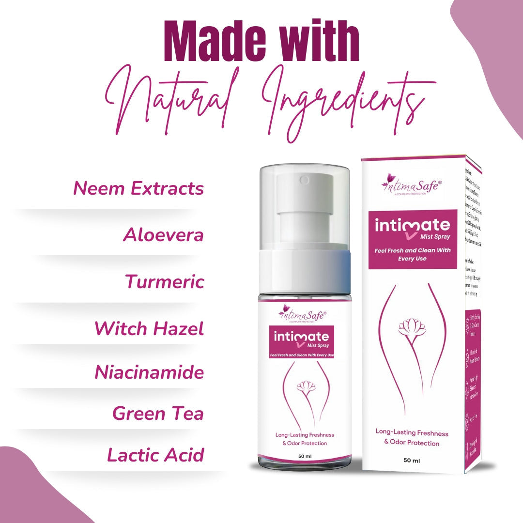 Samisha Intimate Mist Spray For Odour Protection For Women