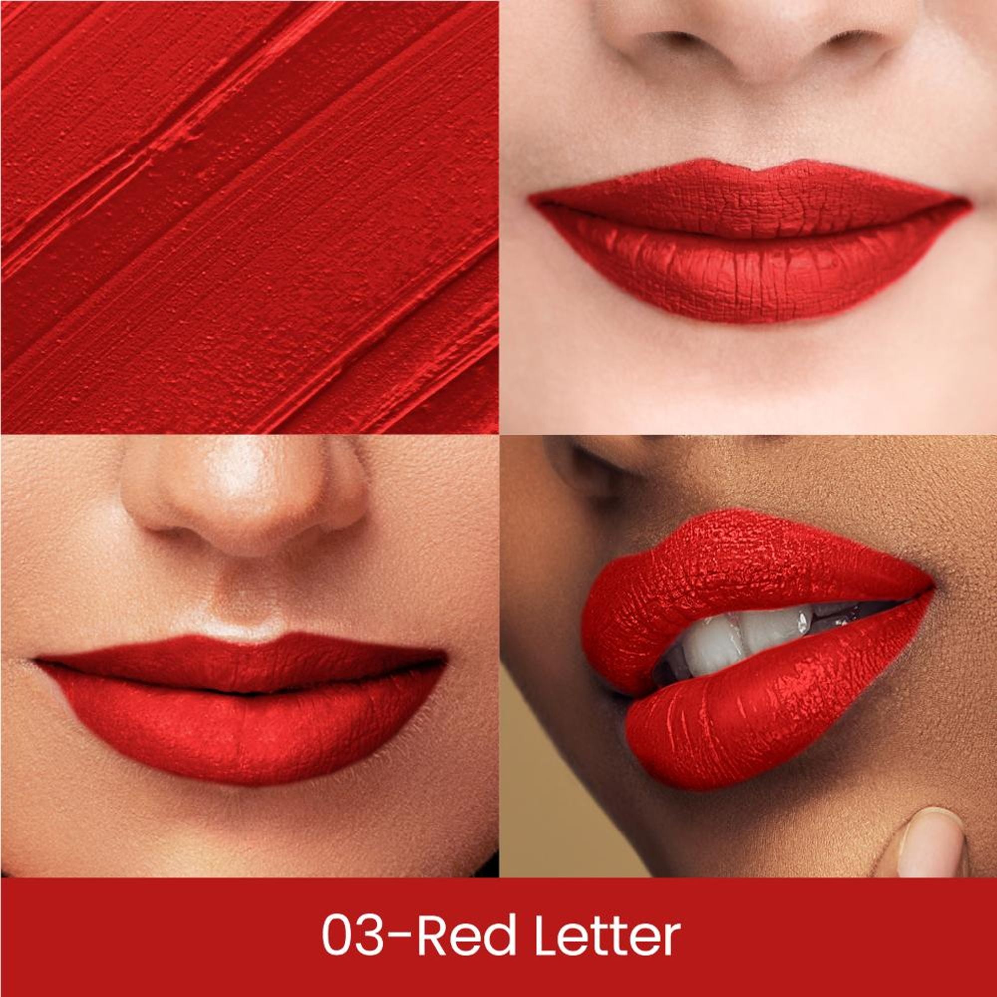 Swiss Beauty Matte Long Lasting Stay Maxx Lip Crayon Lipstick Matte Finish - Red Letter