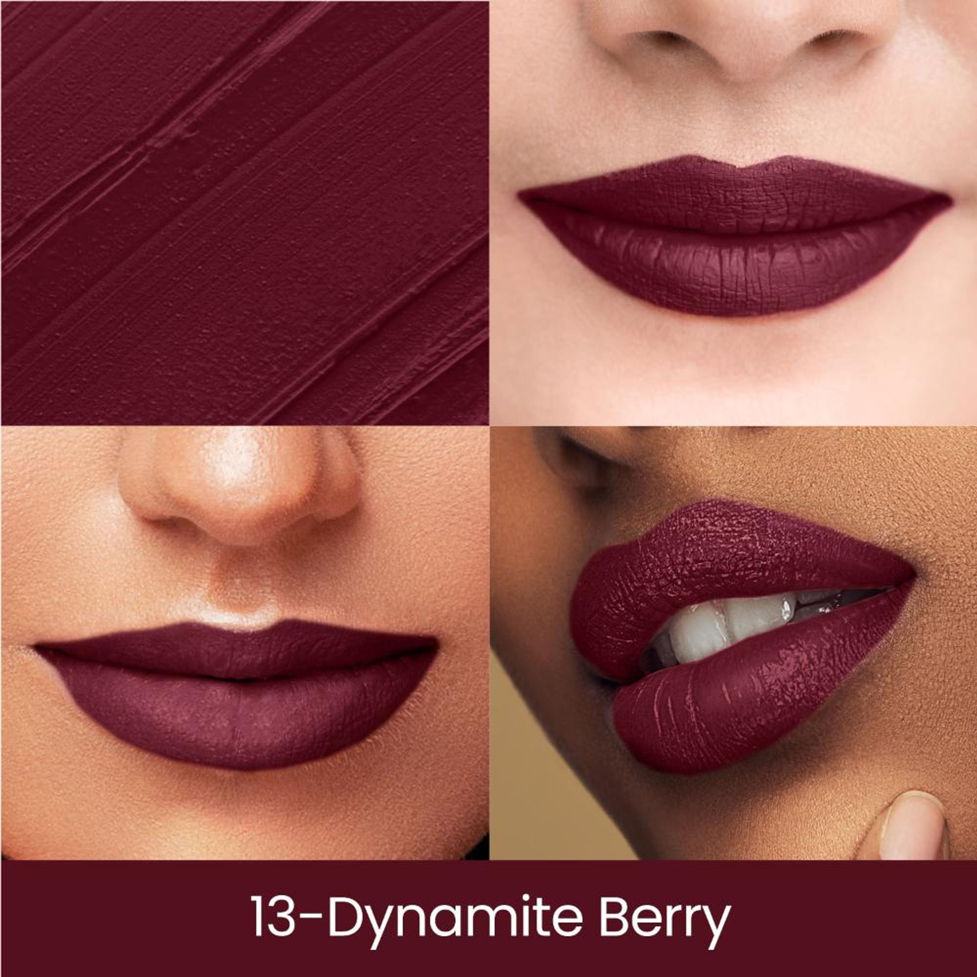 Swiss Beauty Matte Long Lasting Stay Maxx Lip Crayon Lipstick Matte Finish - Dynamite Berry
