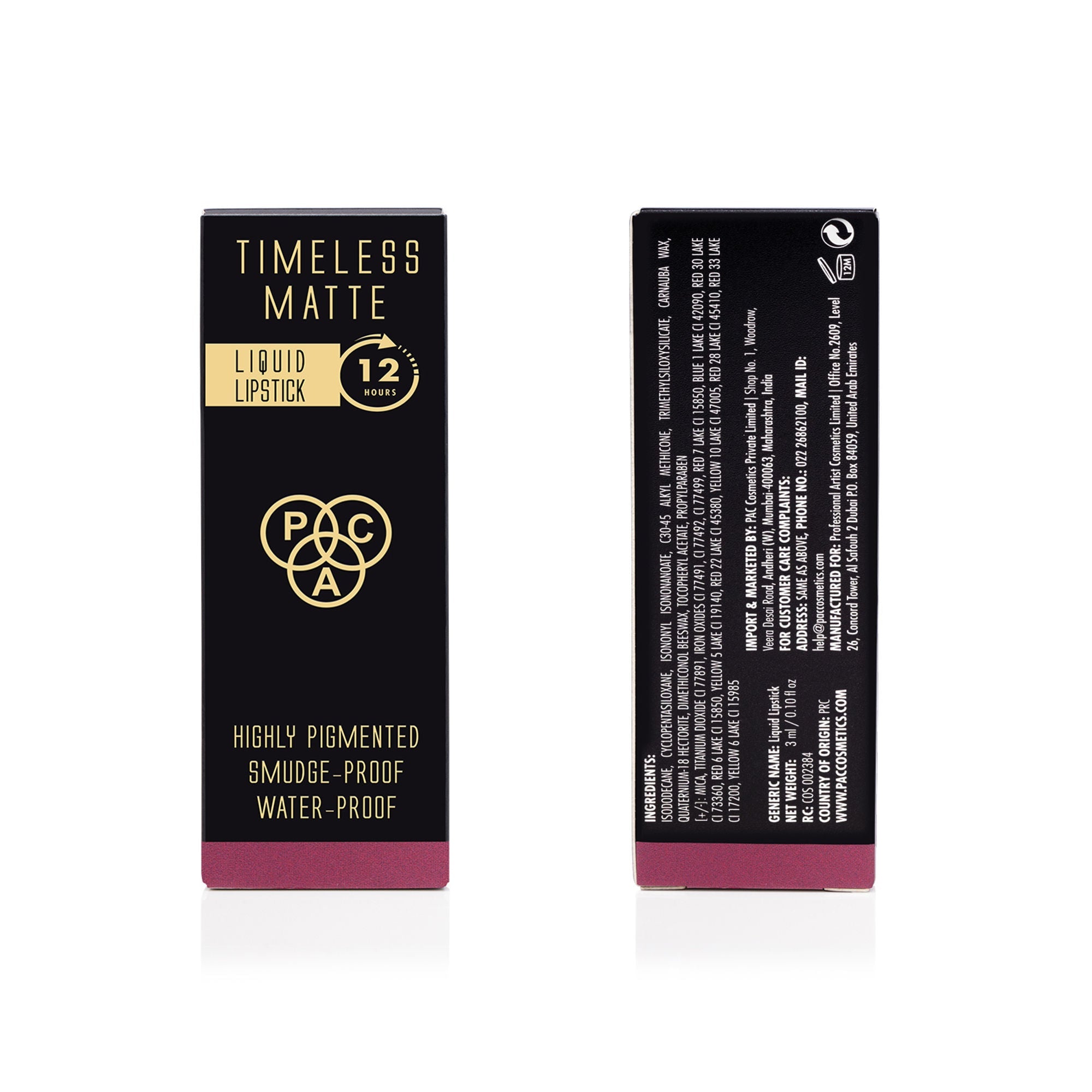 PAC Studio Timeless Matte Mini Lipstick - Pink Princess