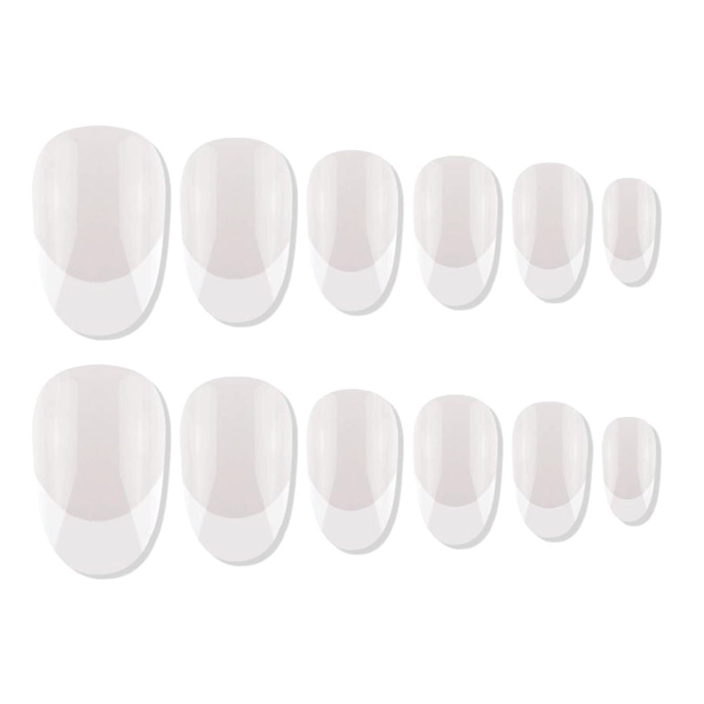 Shills Professional Reusable Press On Nails French Oval - SPN712