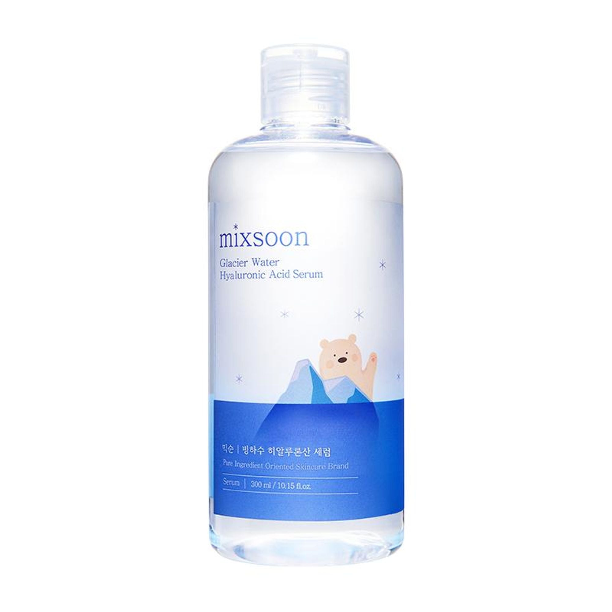 Mixsoon Glacier Water Hyaluronic Acid Serum, Deep Hydration, Plumps Skin & Locks Moisture