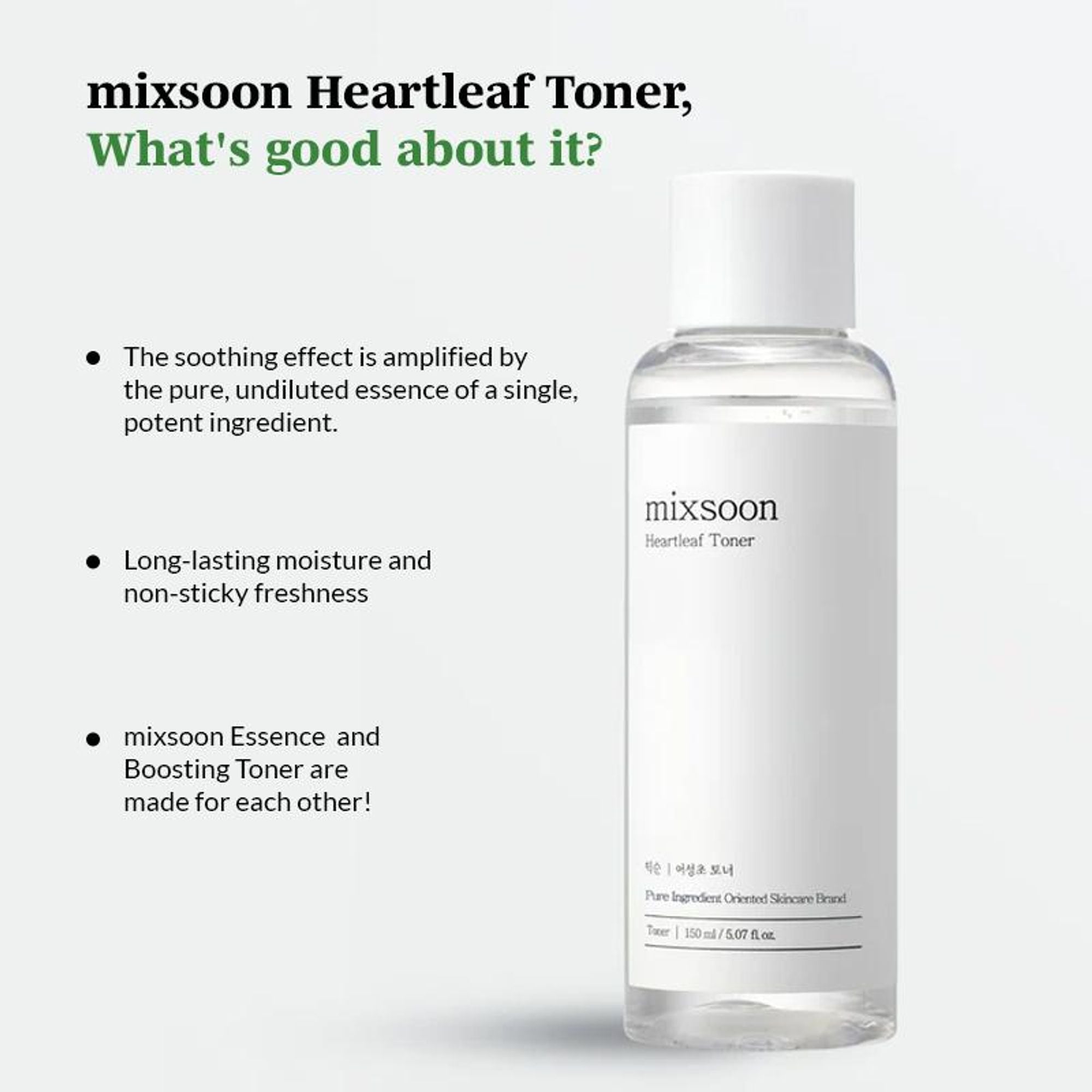 Mixsoon Korean Heartleaf Toner
