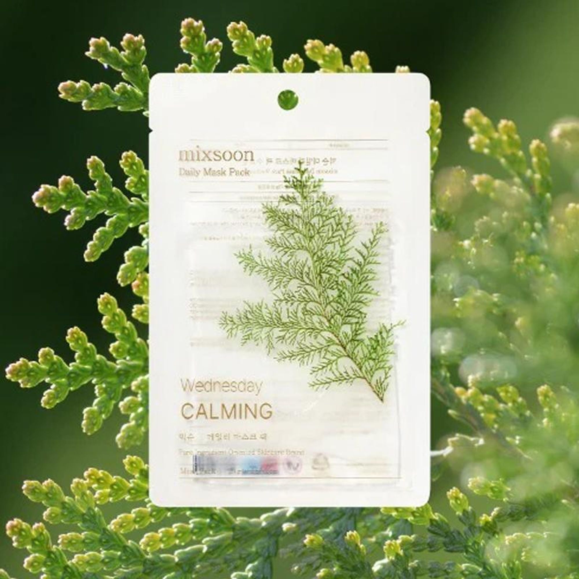 Mixsoon Daily Mask Pack Wednesday, Soothes, Hydrates & Strengthens Skin Barrier Sheet Mask