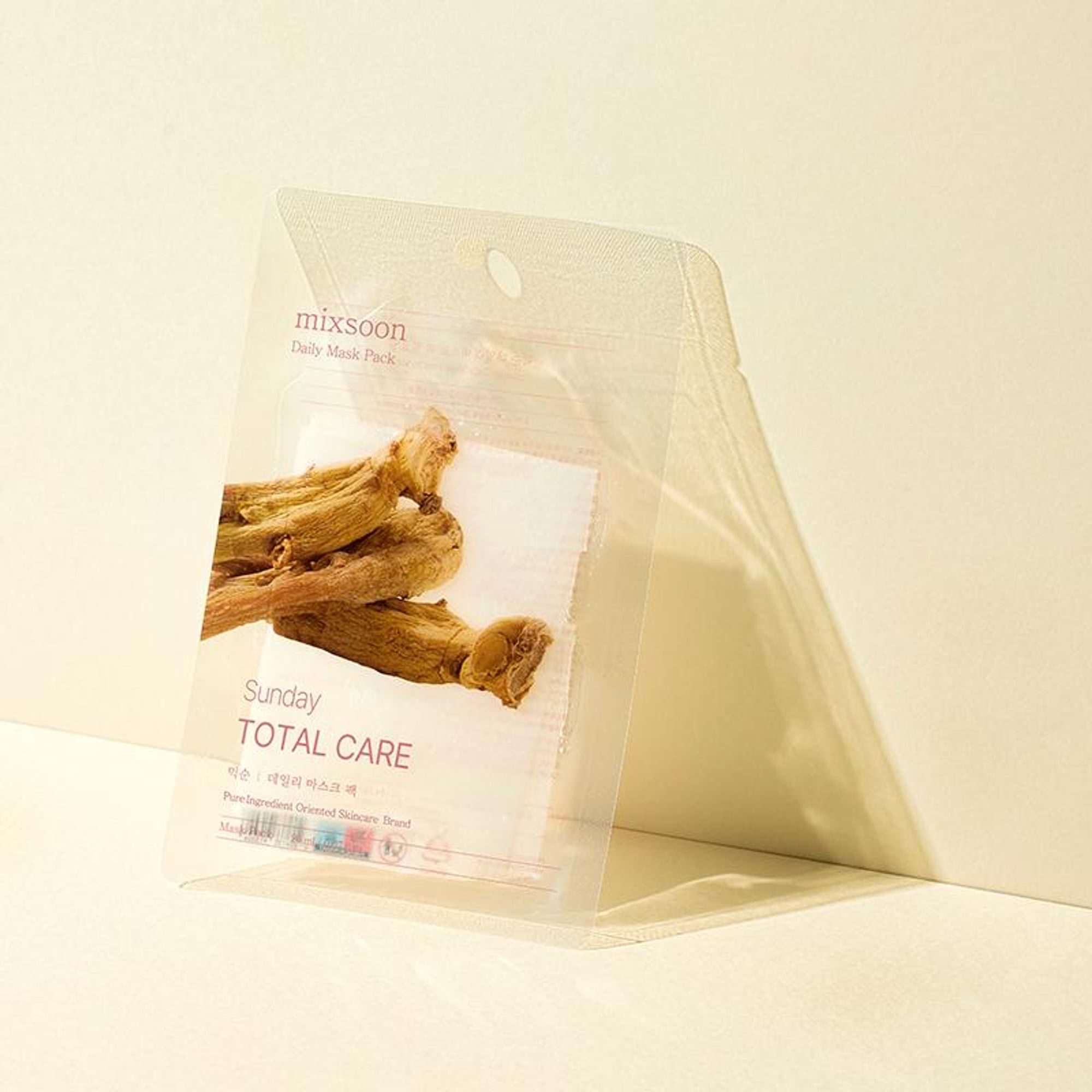 Mixsoon Daily Mask Pack Sunday, Restores, Hydrates & Soothes Skin Sheet Mask