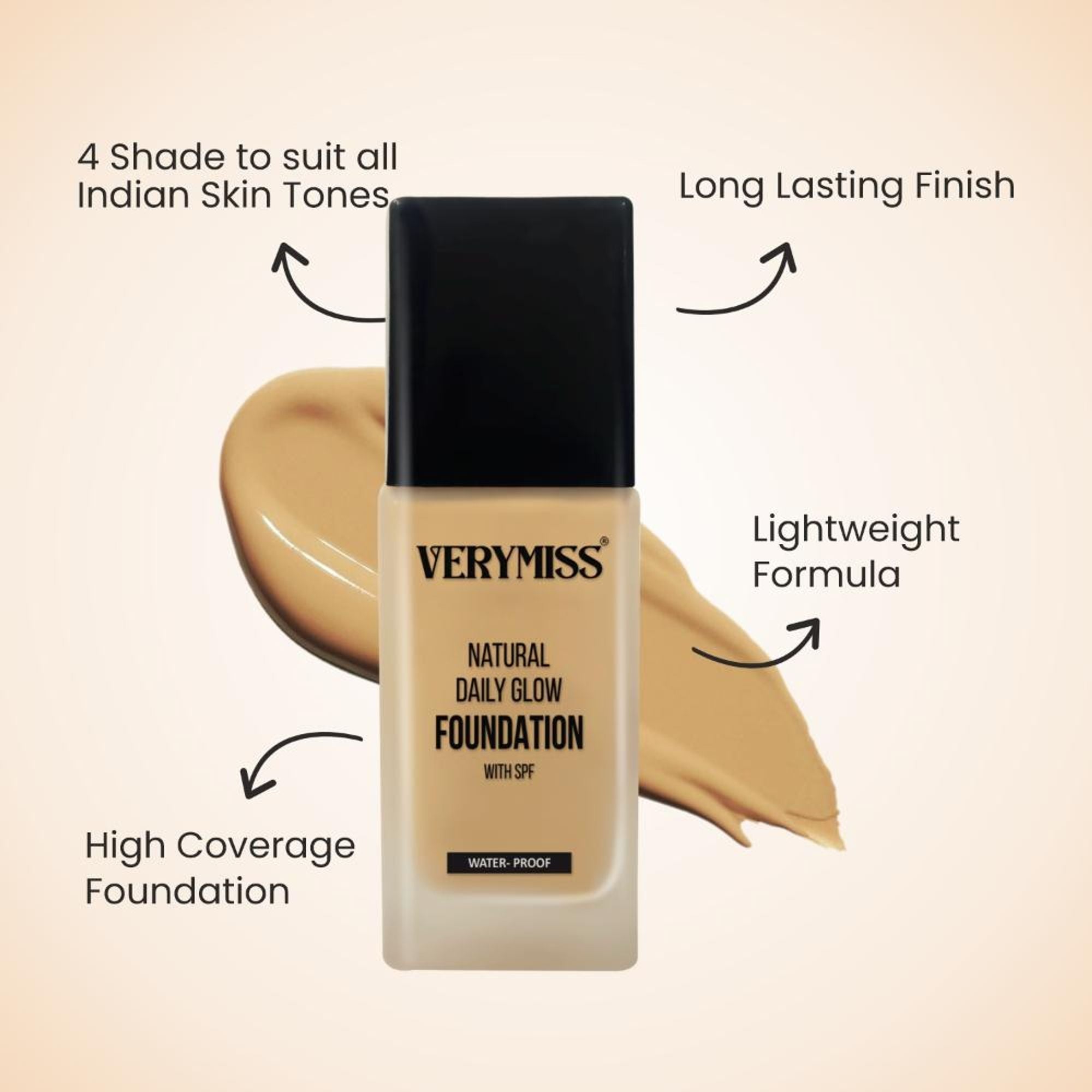 Verymiss Foundation + Oil Free Primer Medium Tone (VMFD06-03, VMPR02)
