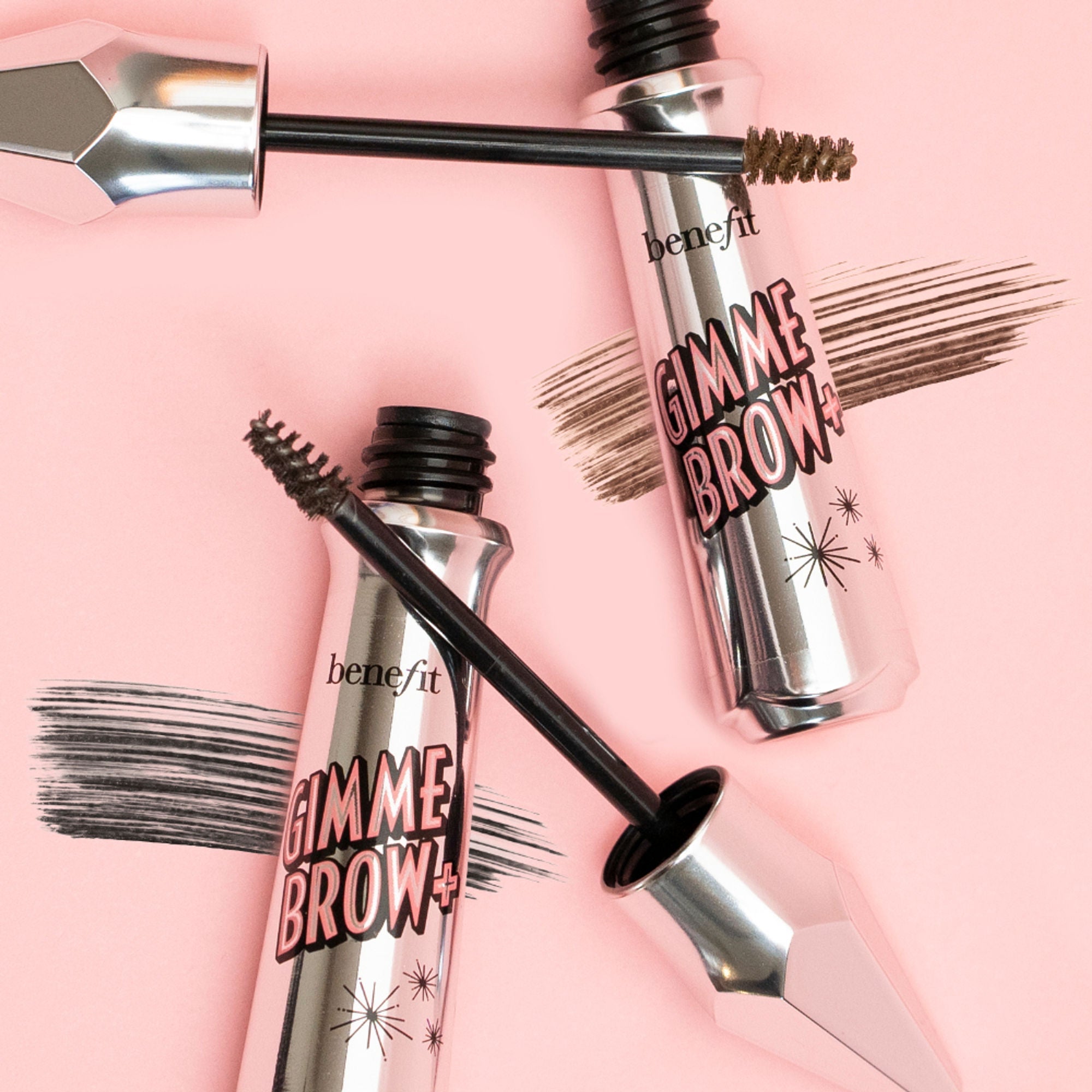 Benefit Cosmetics Gimme Brow+ Brow-Volumizing Fiber Gel Mini - 6 Warm Black-Brown