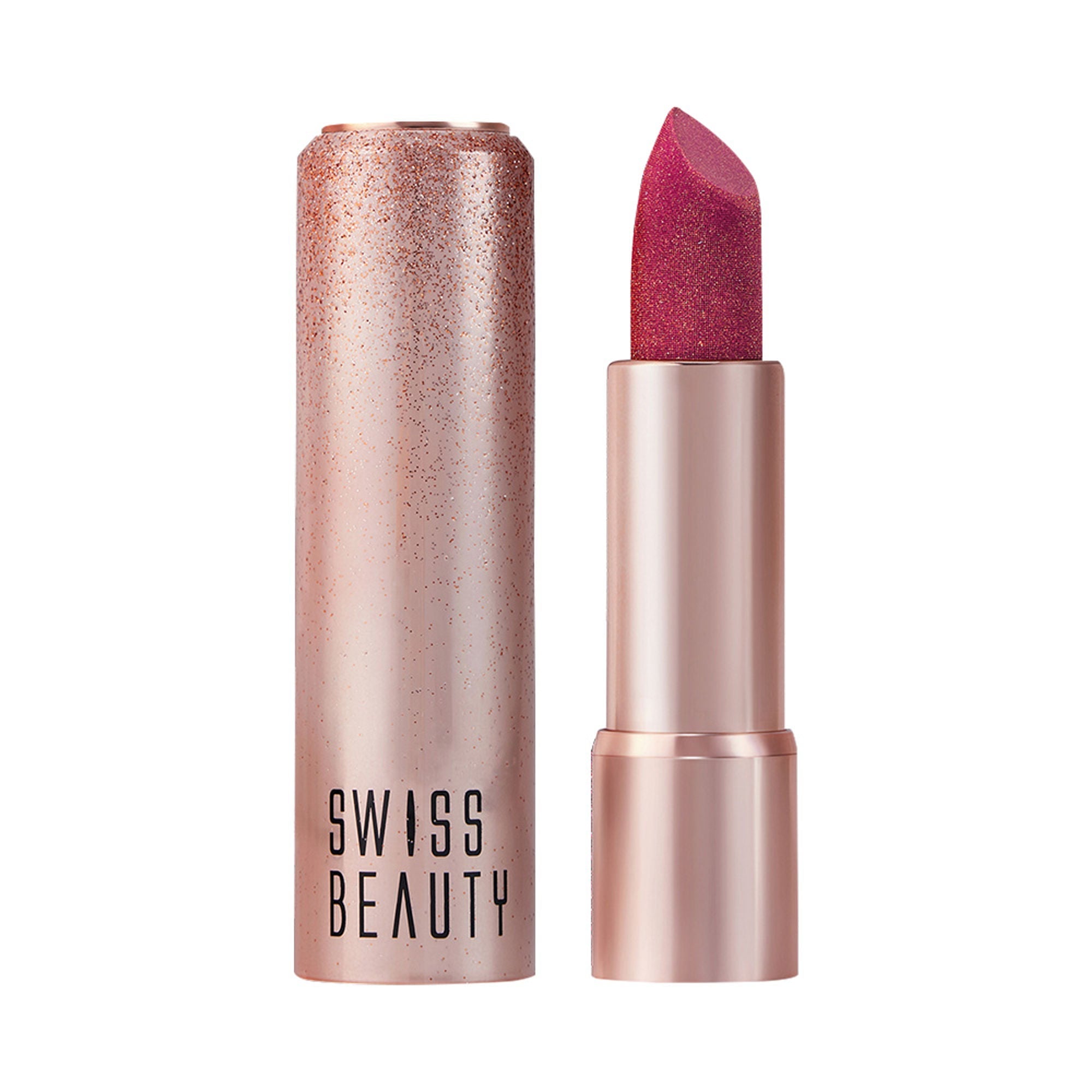 Swiss Beauty More Than Glitter Lipstick - 4 Glitter Rose