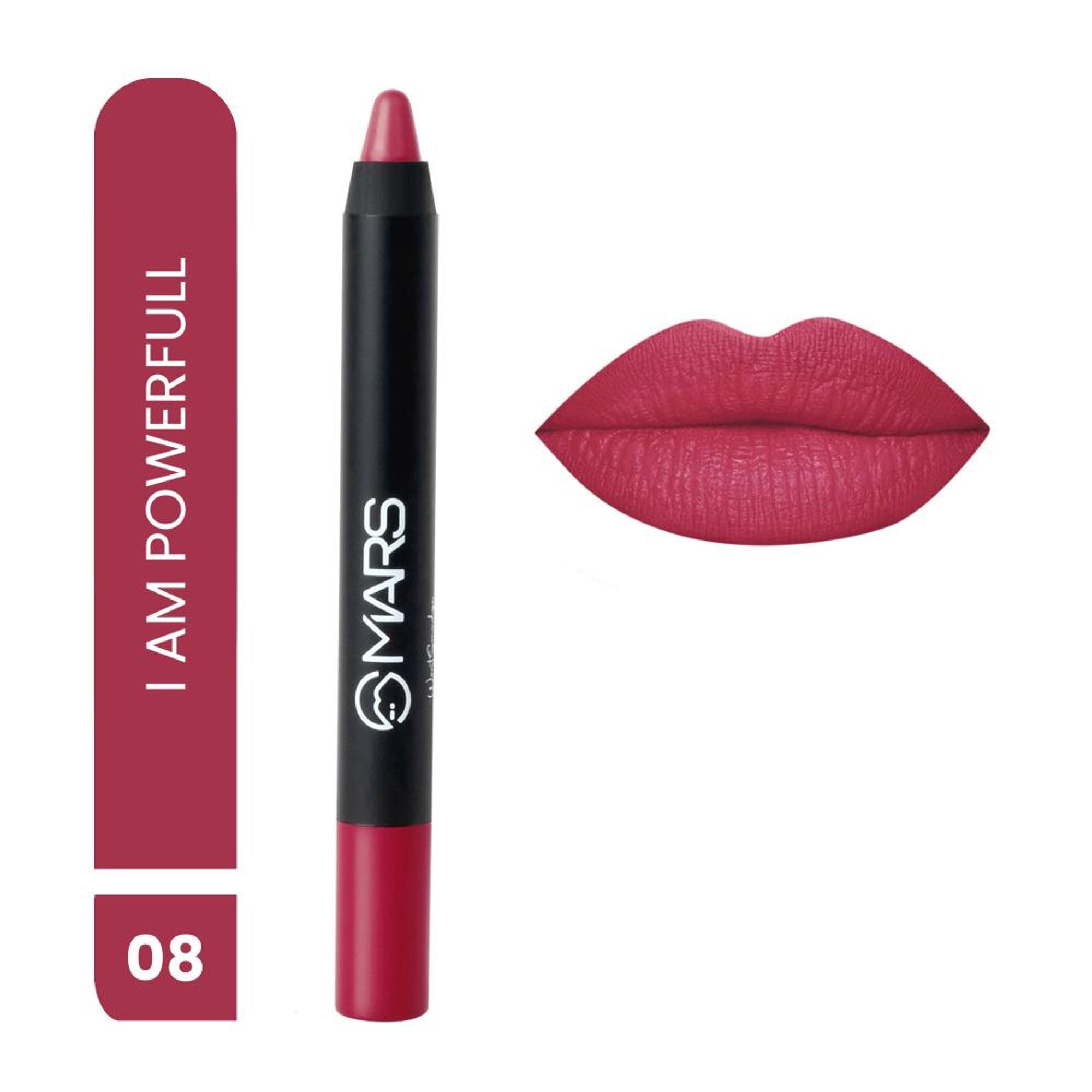 MARS Cosmetics Won't Smudge Won't Budge Lip Crayon - I Am Powerful