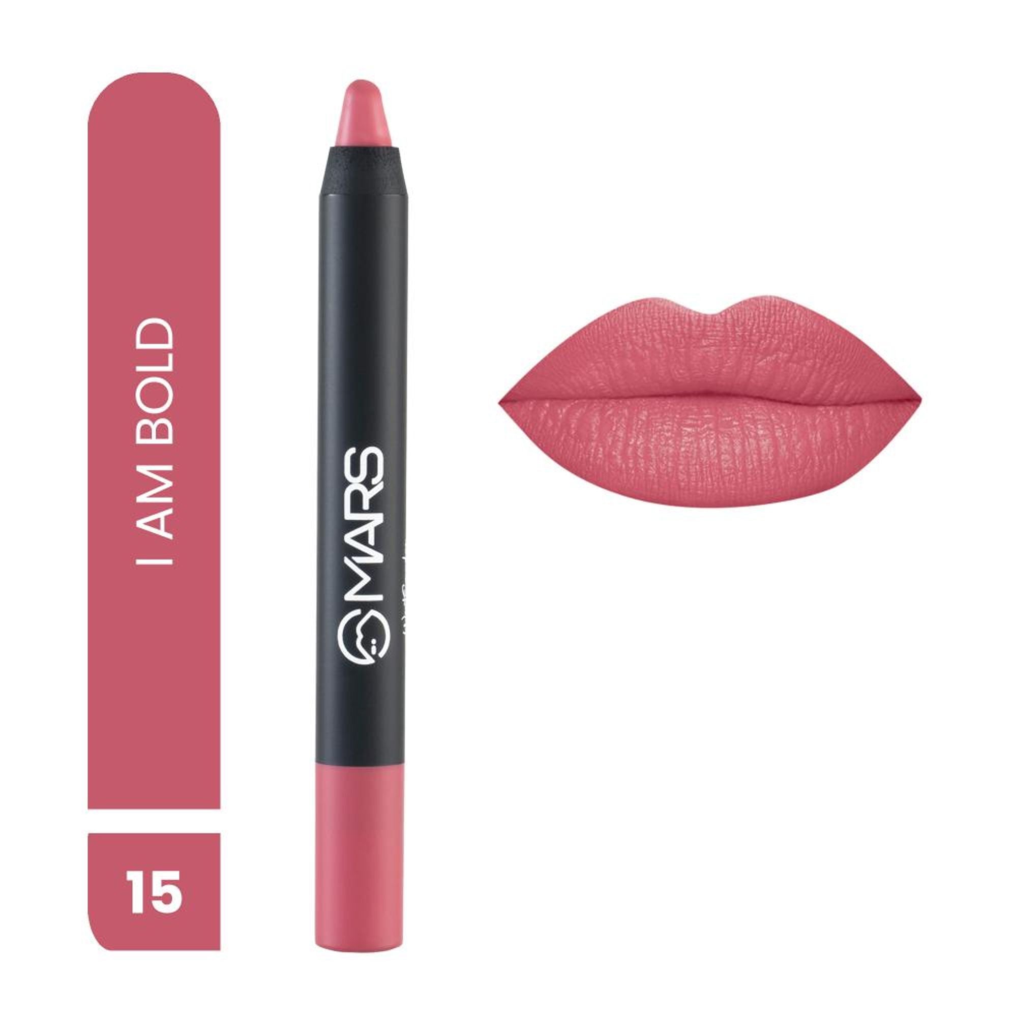 MARS Cosmetics Won't Smudge Won't Budge Lip Crayon - I Am Bold