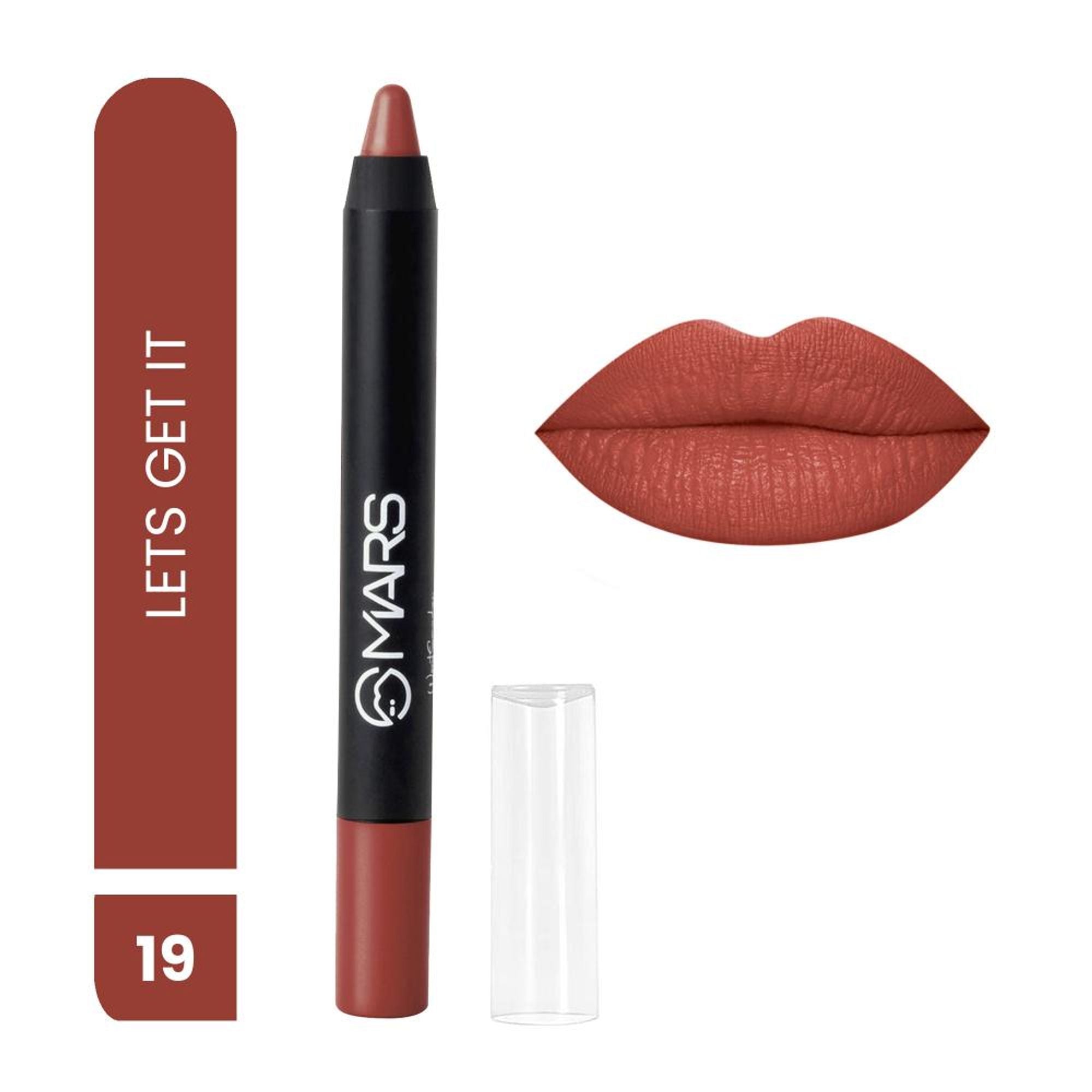 MARS Cosmetics Won't Smudge Won't Budge Lip Crayon - Let's Get It