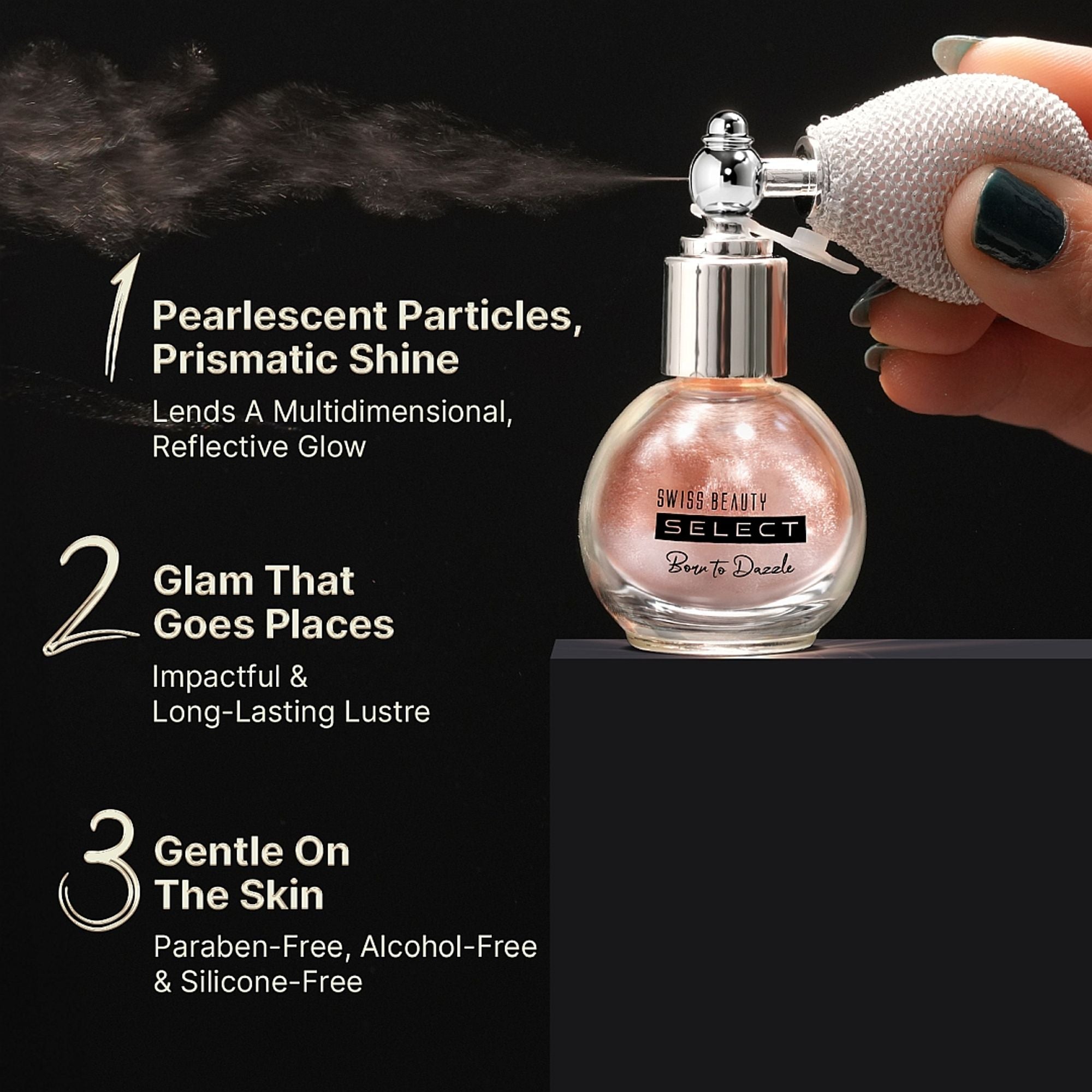 Swiss Beauty Select Born To Dazzle Glitter Spray