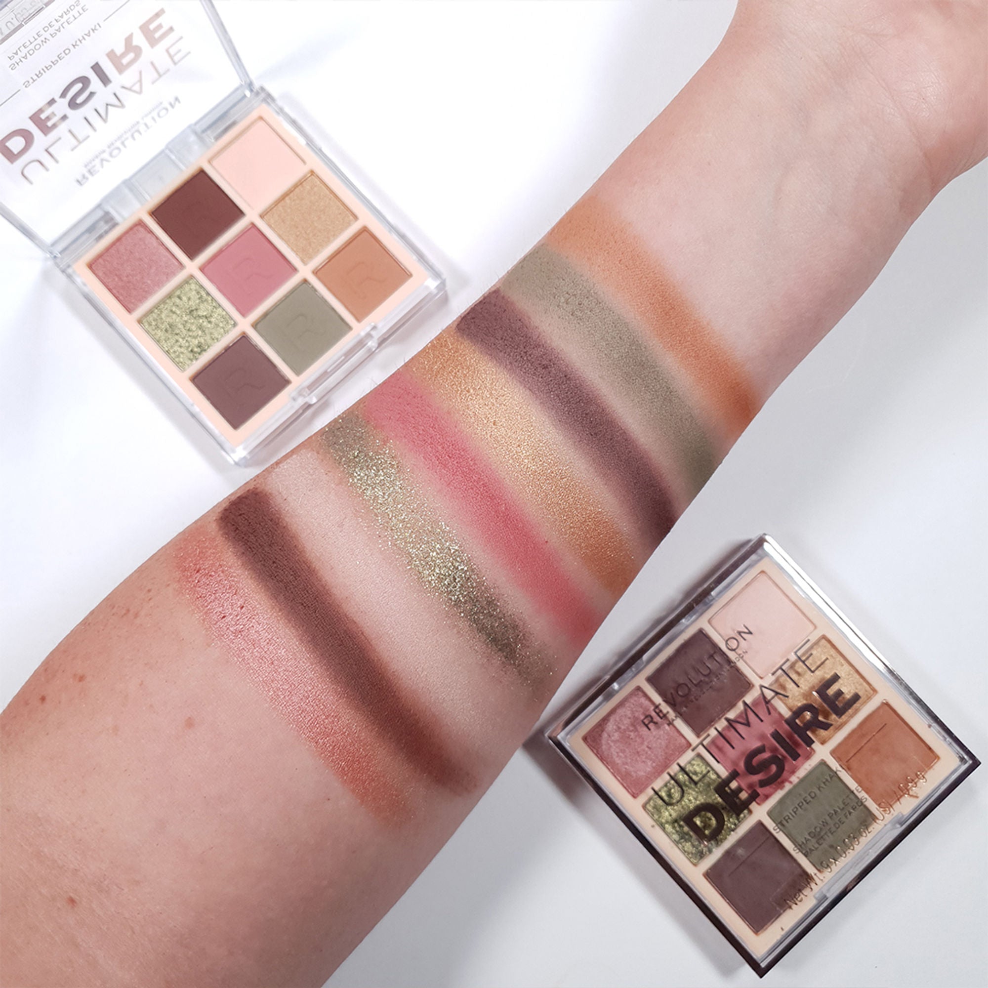 Makeup Revolution Ultimate Desire Shadow Palette - Stripped Khaki