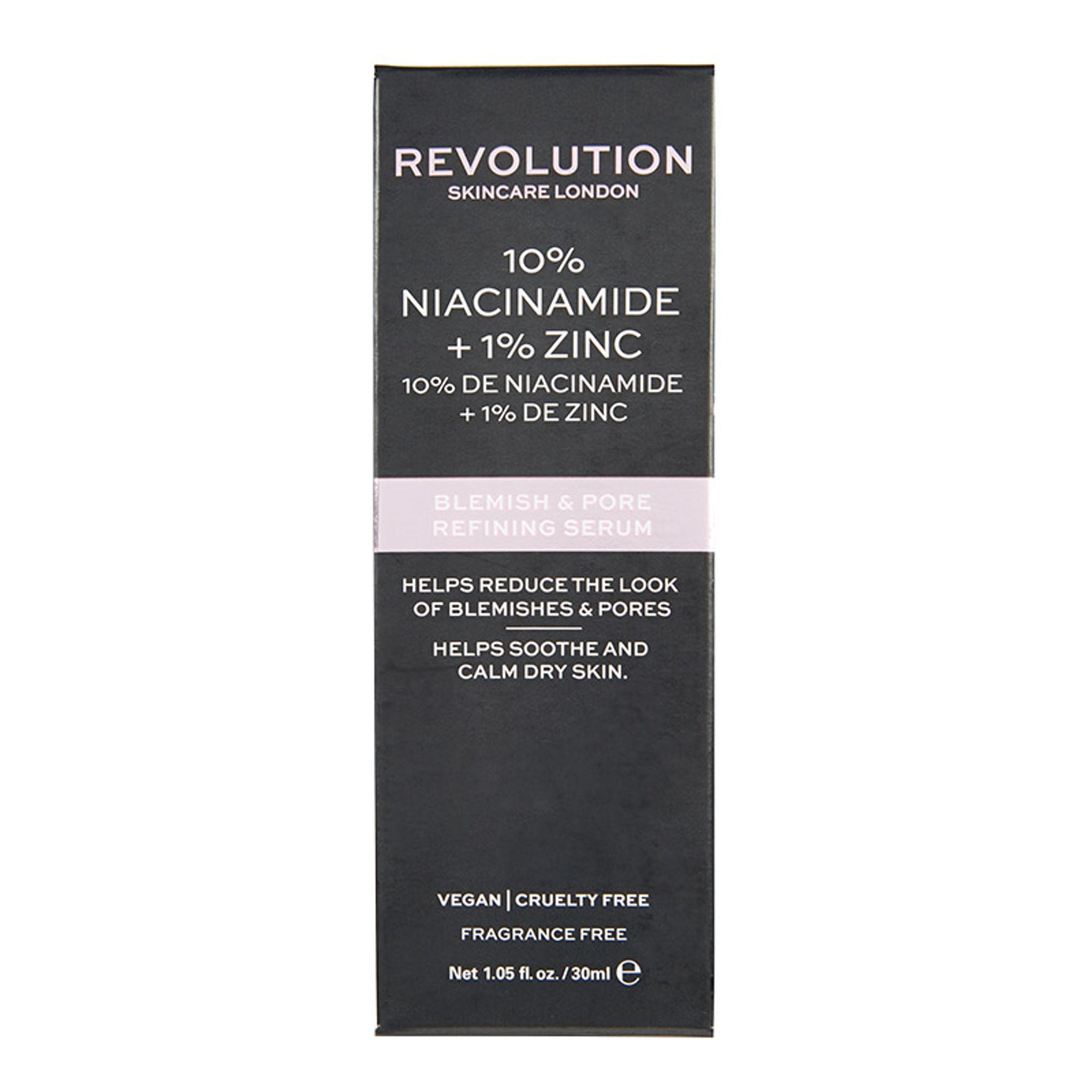 Makeup Revolution Skincare Blemish and Pore Refining Serum - 10% Niacinamide + 1% Zinc