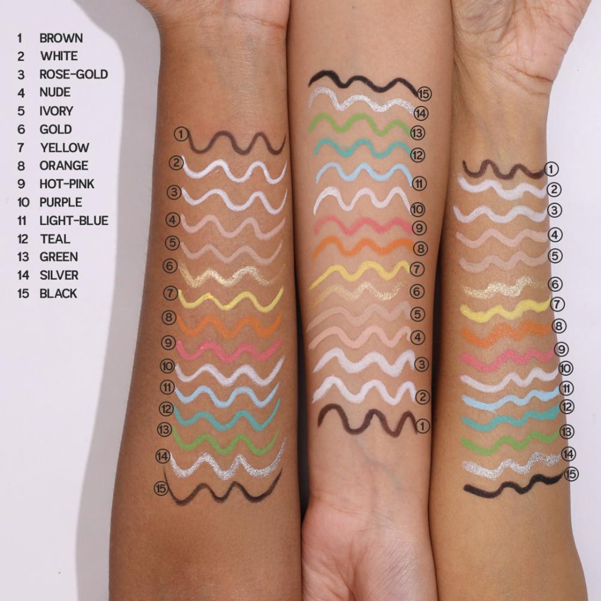 Makeup Revolution Streamline Waterline Eyeliner Pencil-Ultra Creamy Smudge Proof Smokey Looks - Ivory