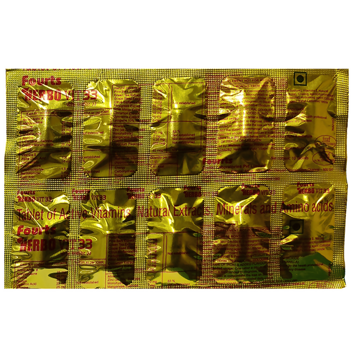 Fourts Herbo Vit 33 Tablets